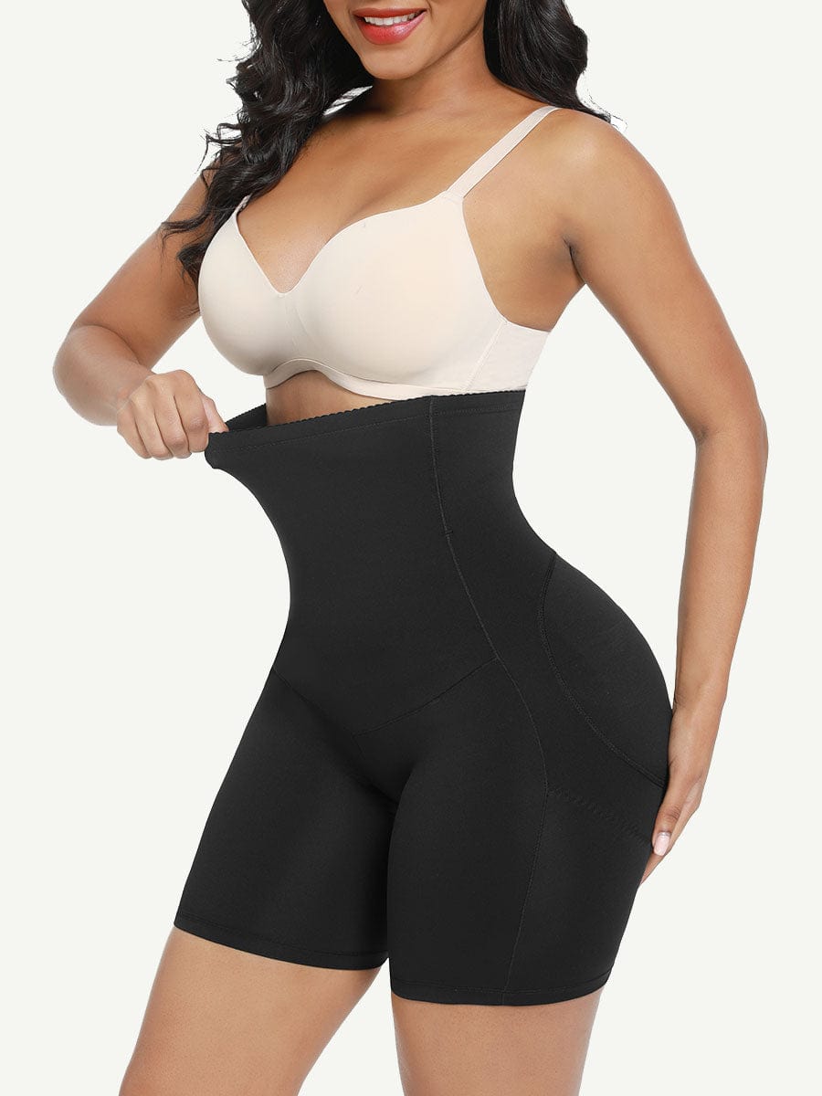 High Waisted Slimming Belly Shaper Shorts Butt Lifter With 2 Steel Bones