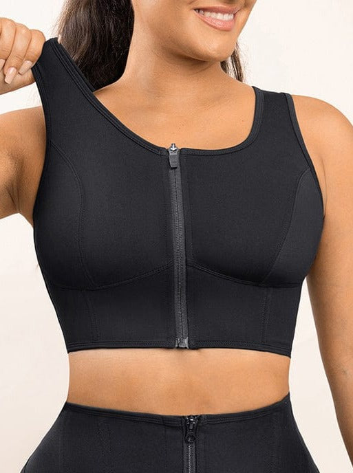 Zipper Sports Bra