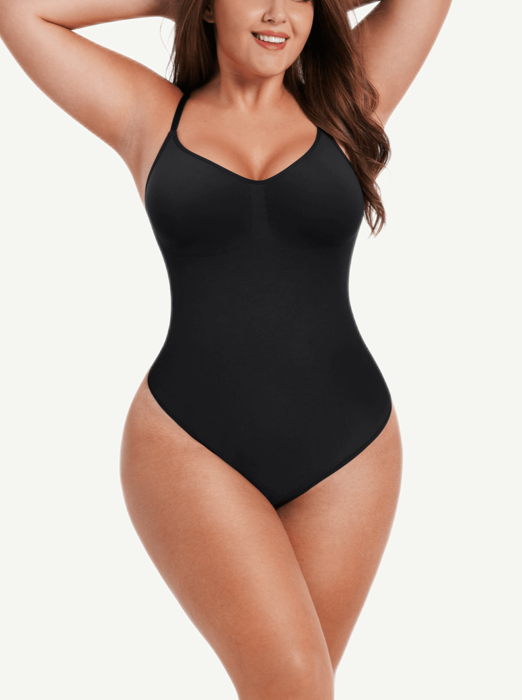 Seamless Thong Bodysuit with Tummy and Abdomen Control