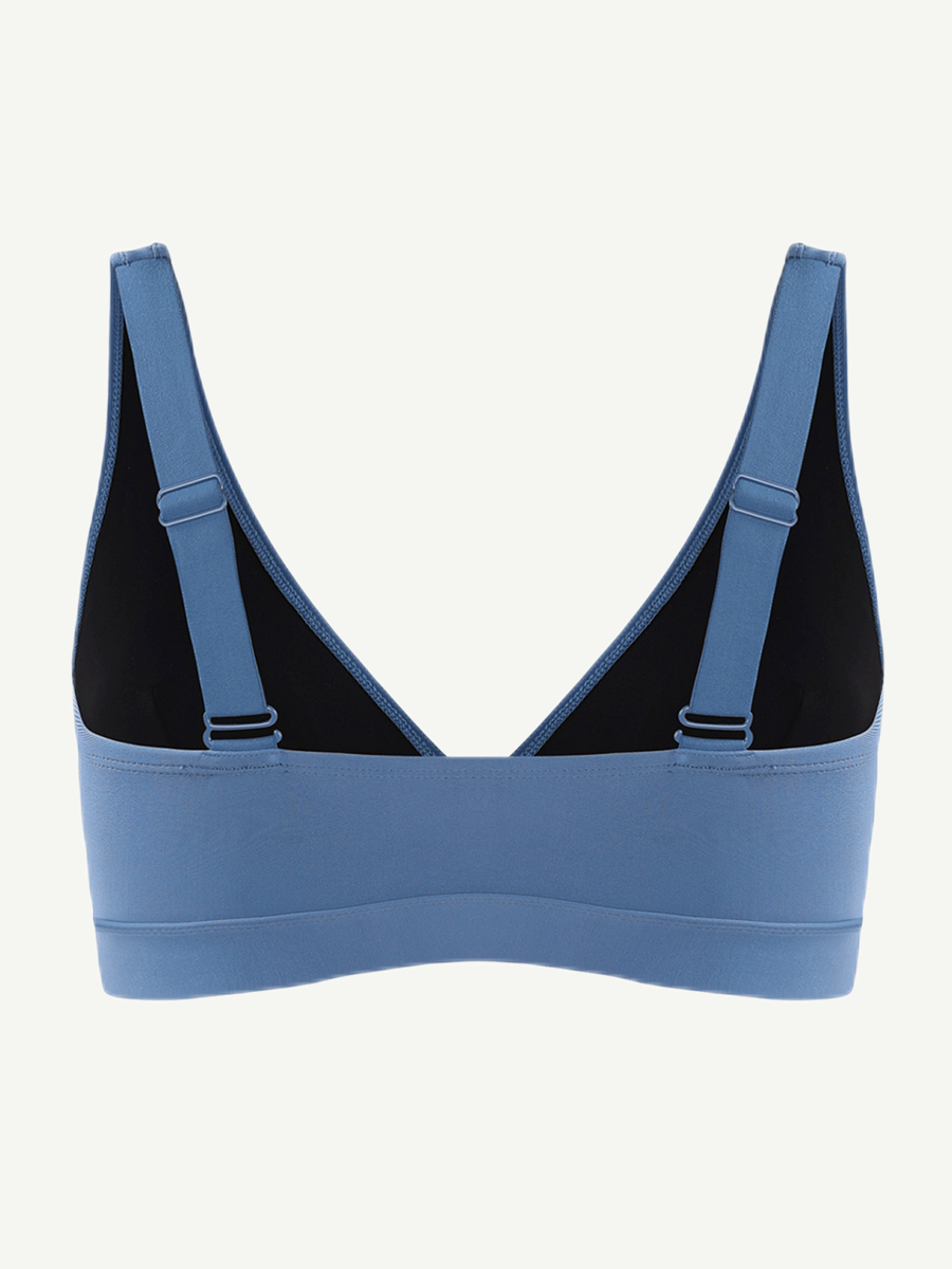 Wrap-Front Bikini Top – Adjustable Straps for a Custom Fit