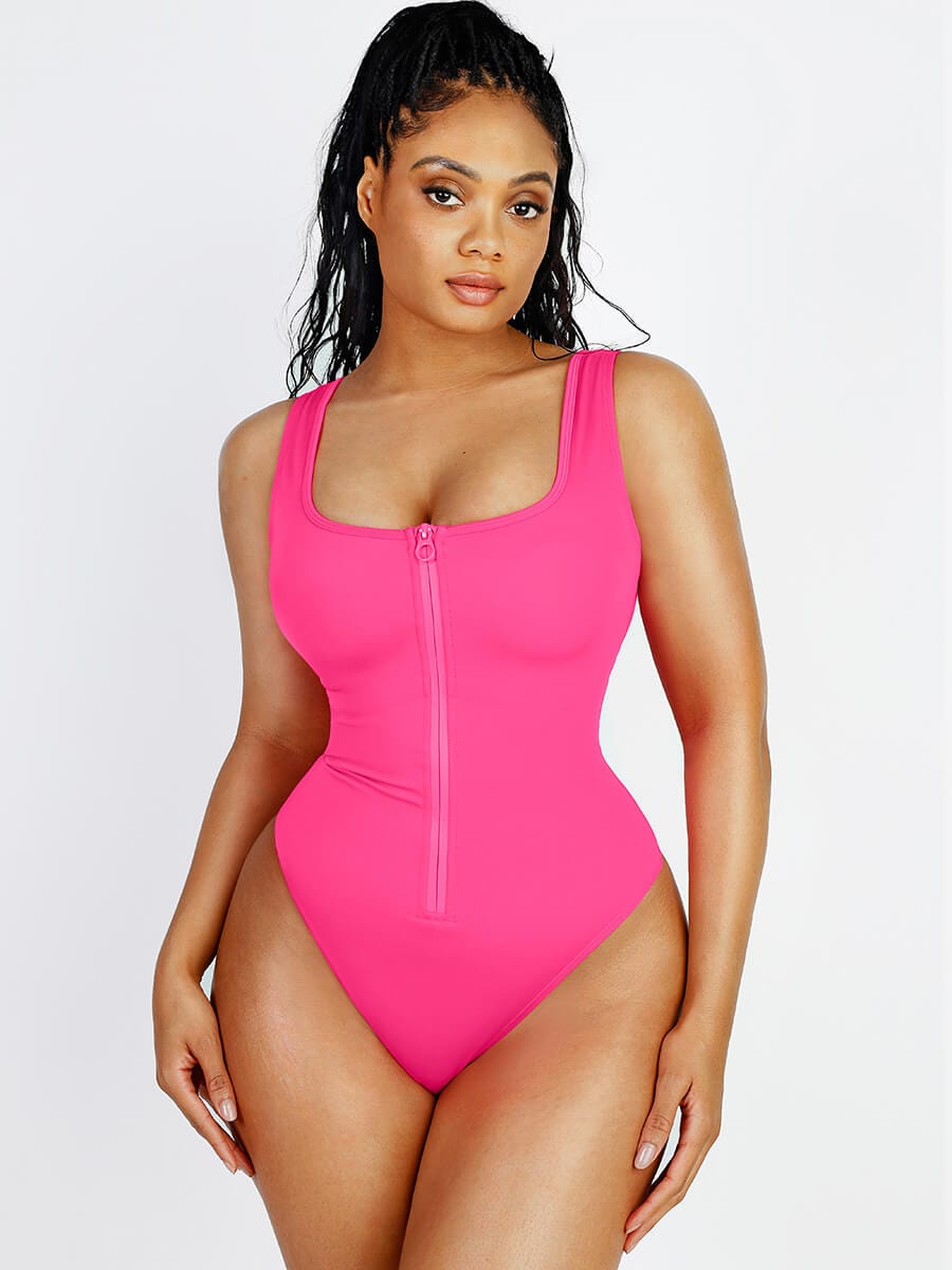 Tummy Control One-Piece Swimsuit – Sleek & Sculpting Fit