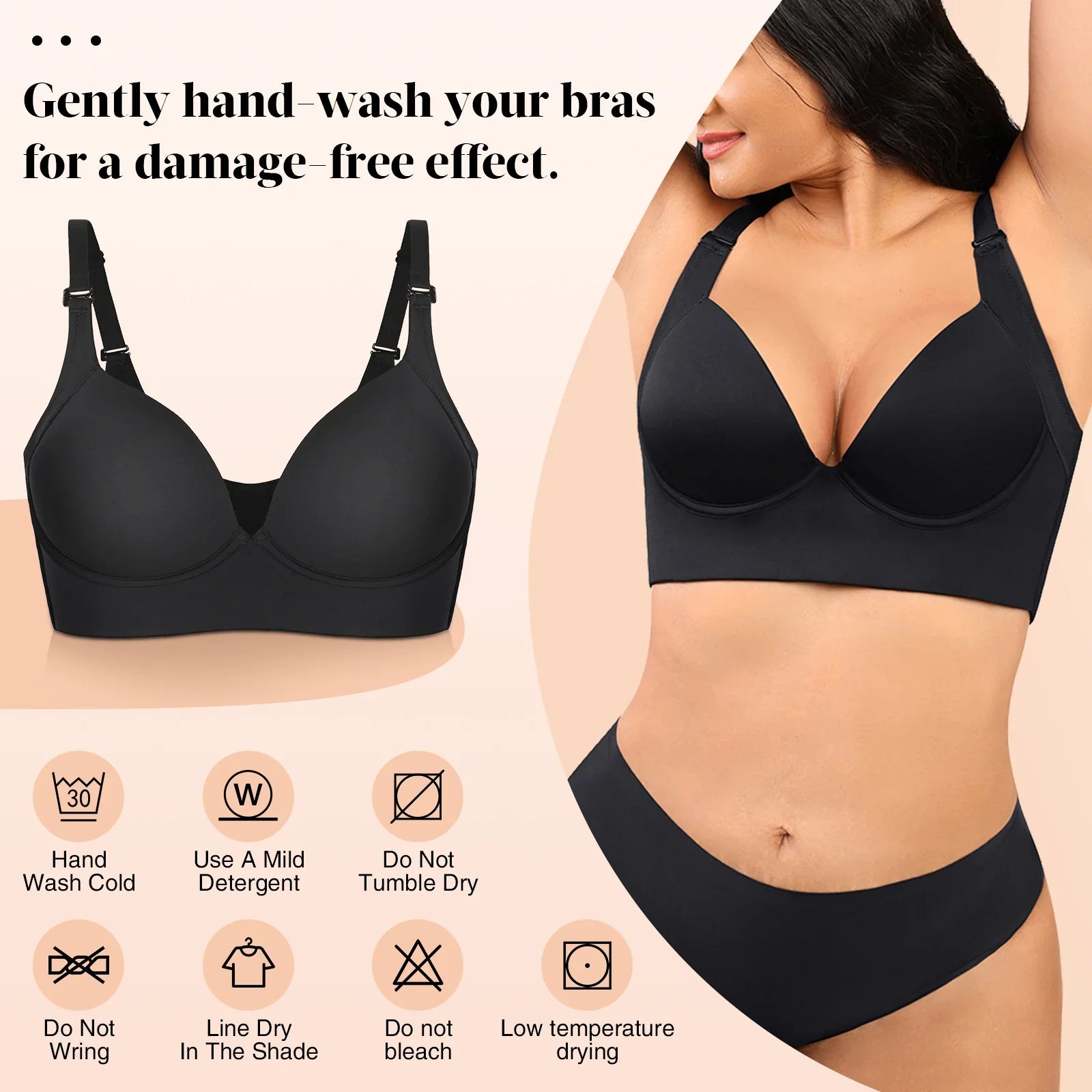 Wholesale Underwire Push-Up Sculpting Uplift Hide Back Fat Full Coverage Bra