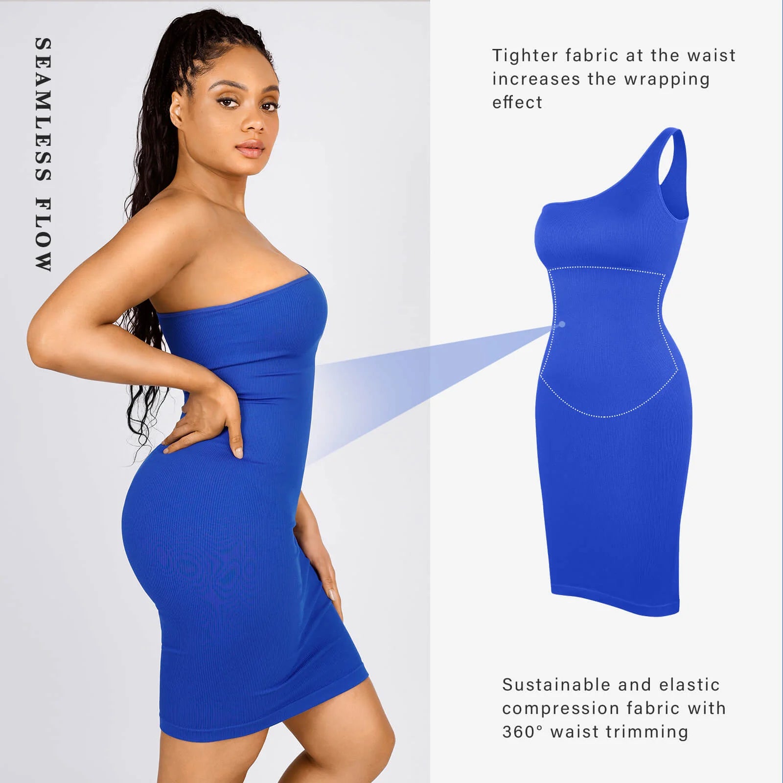 One-Shoulder Shaper Dress