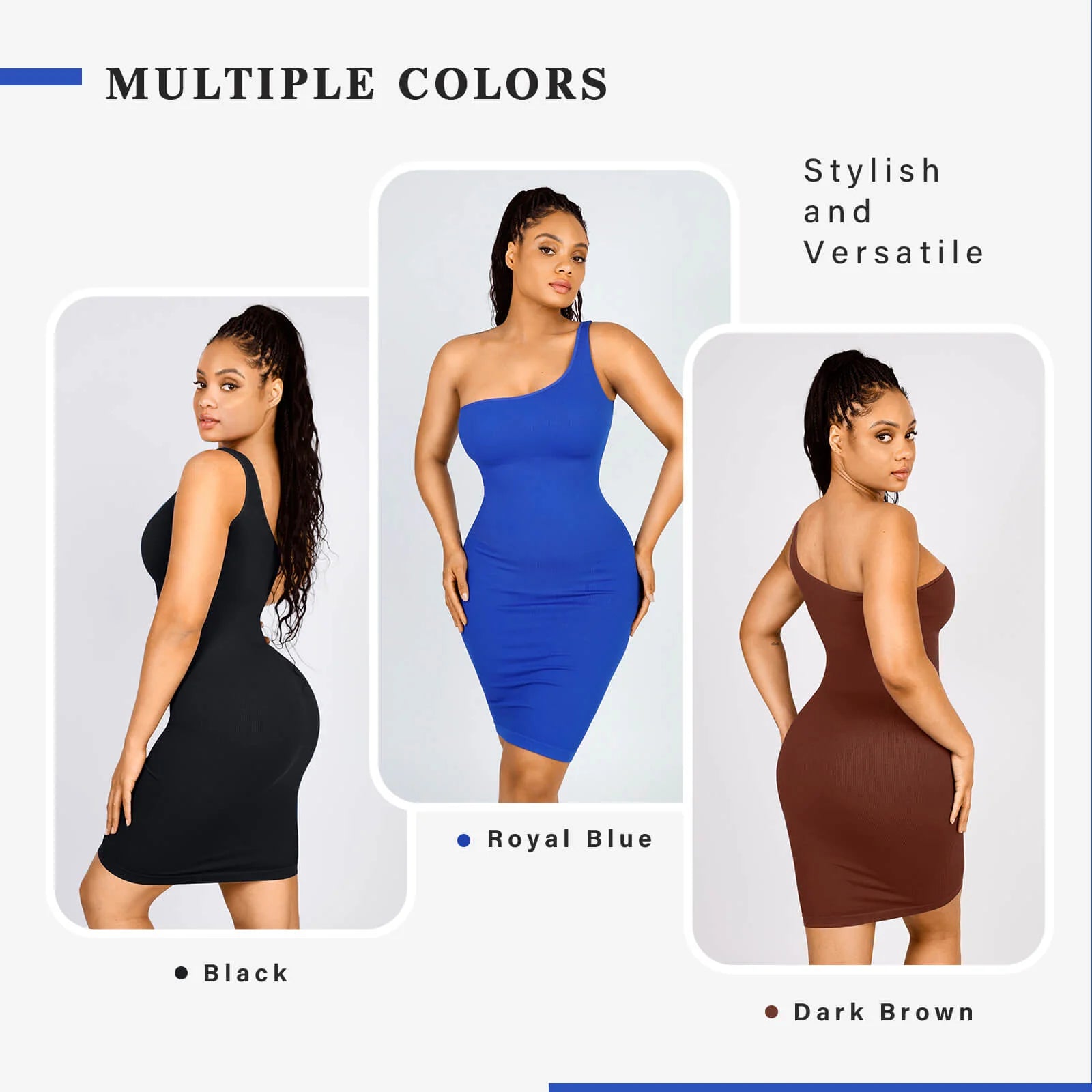 One-Shoulder Shaper Dress