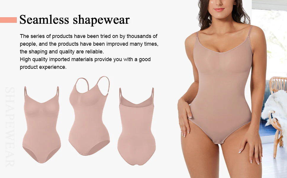 Seamless shapewear bodysuit