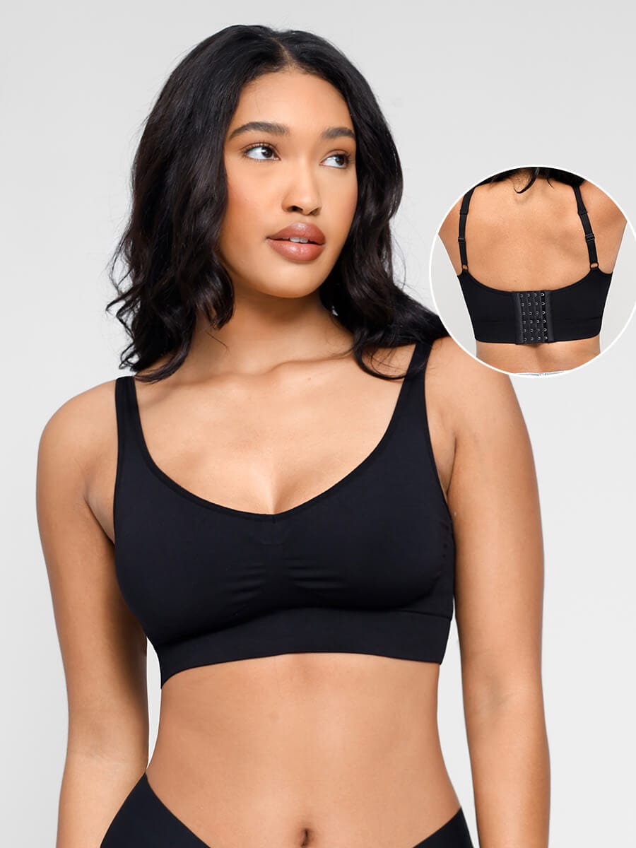 Breast Support Bra With Removable cups