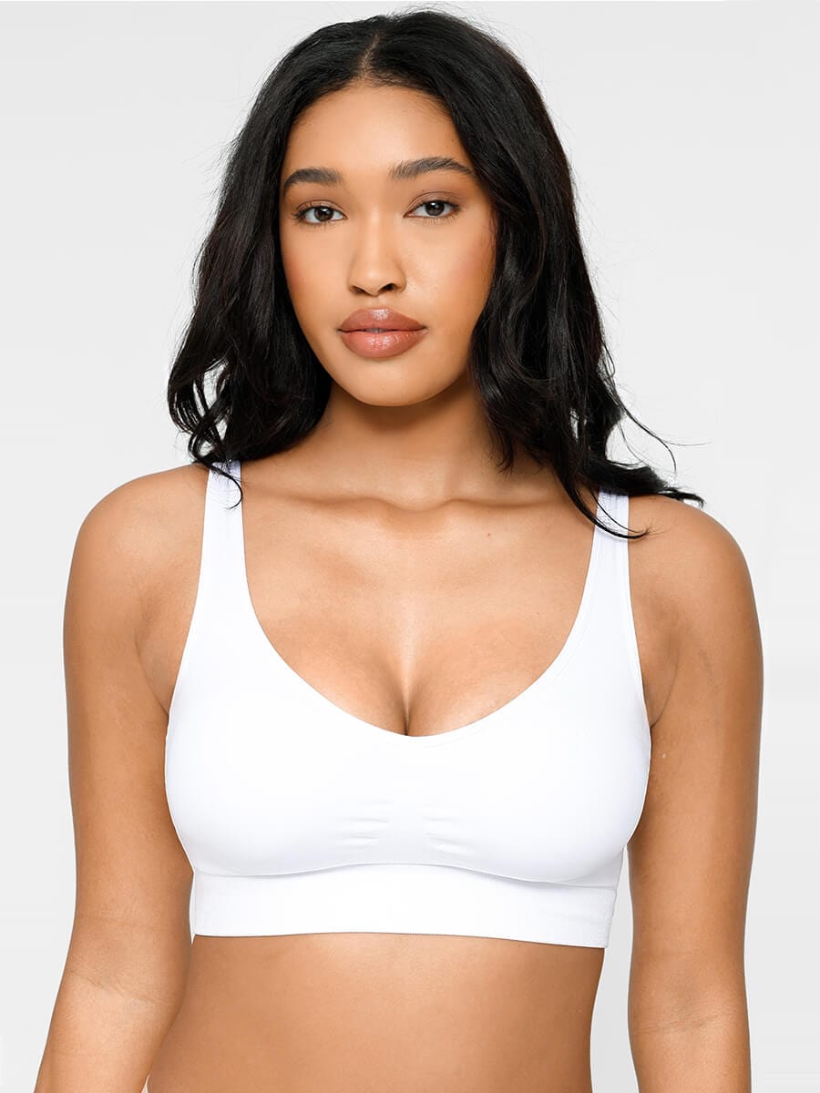 Breast Support Bra With Removable cups