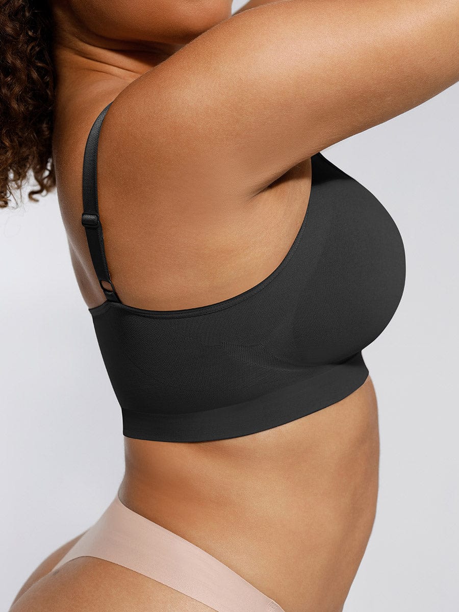 Wireless Supportive Shaping Bra with Adjustable Straps