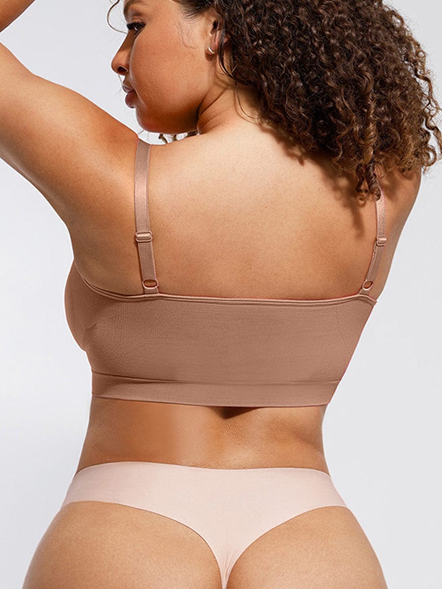 Wireless Supportive Shaping Bra with Adjustable Straps