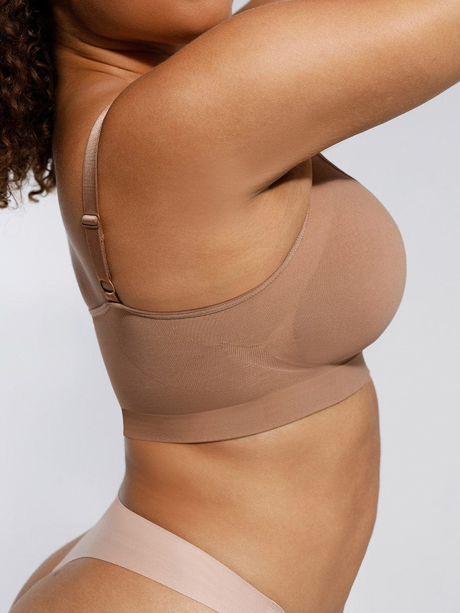 Wireless Supportive Shaping Bra with Adjustable Straps