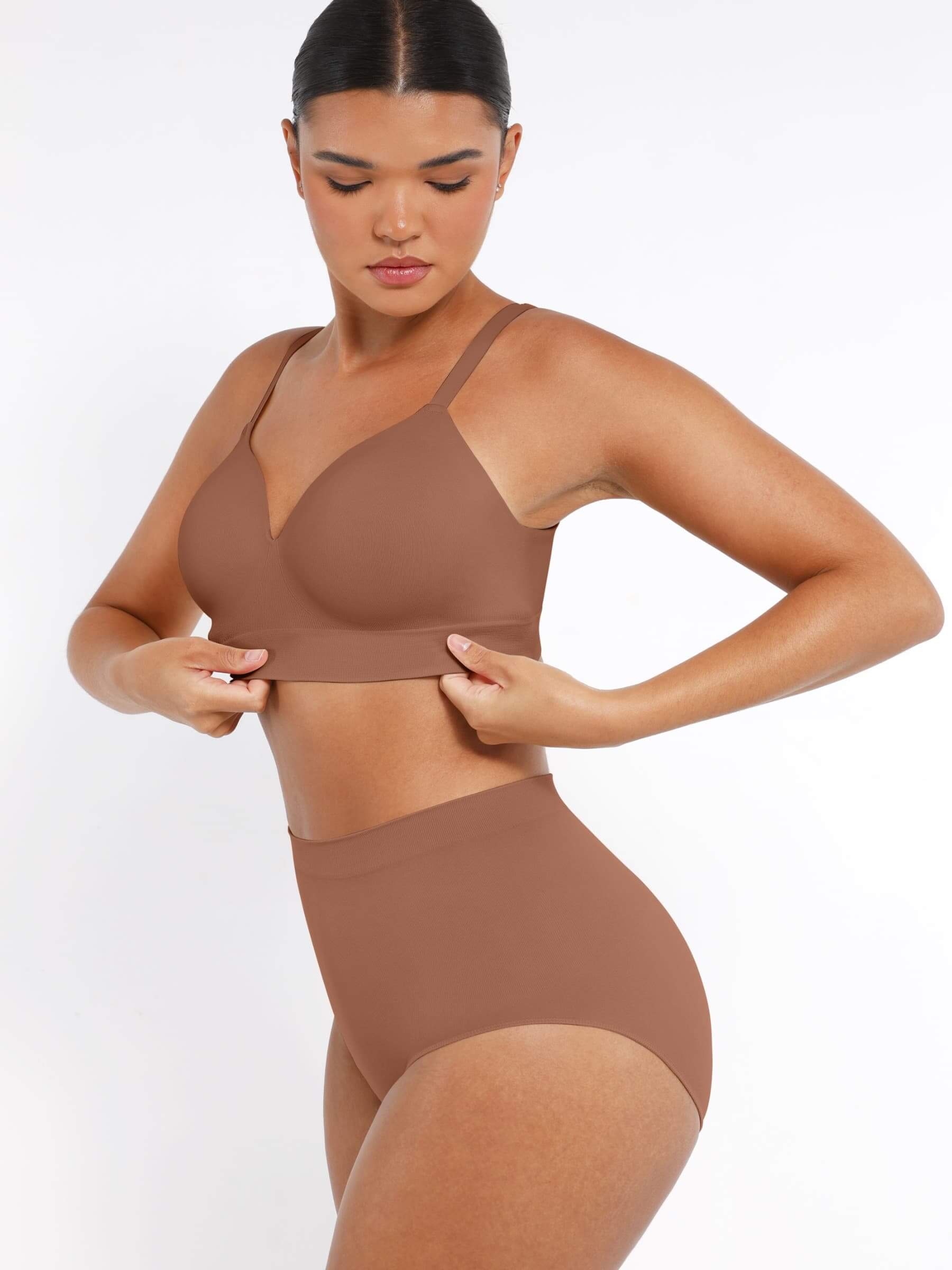 Wireless Bust Support Shapewear Bra