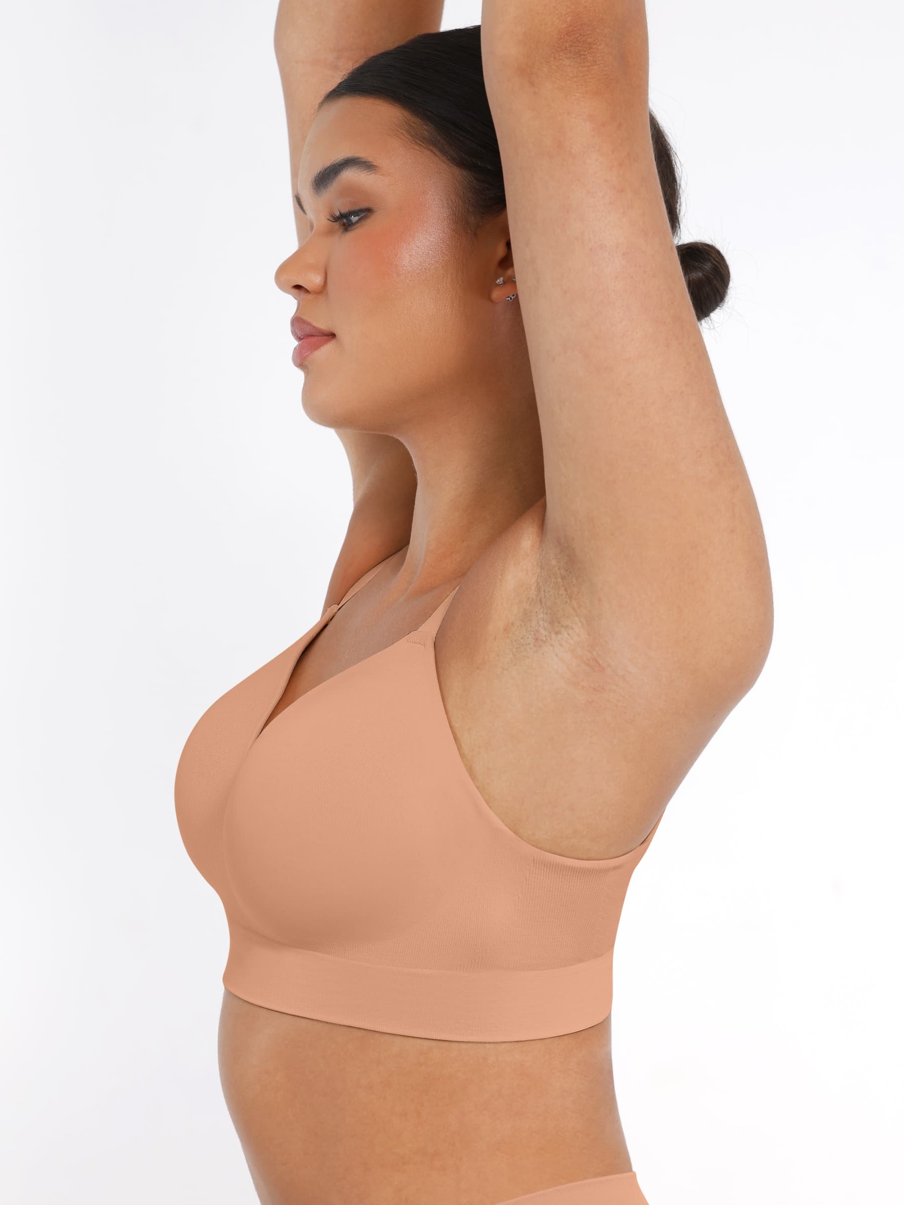 Seamless Wireless Bust Support Shapewear Bra