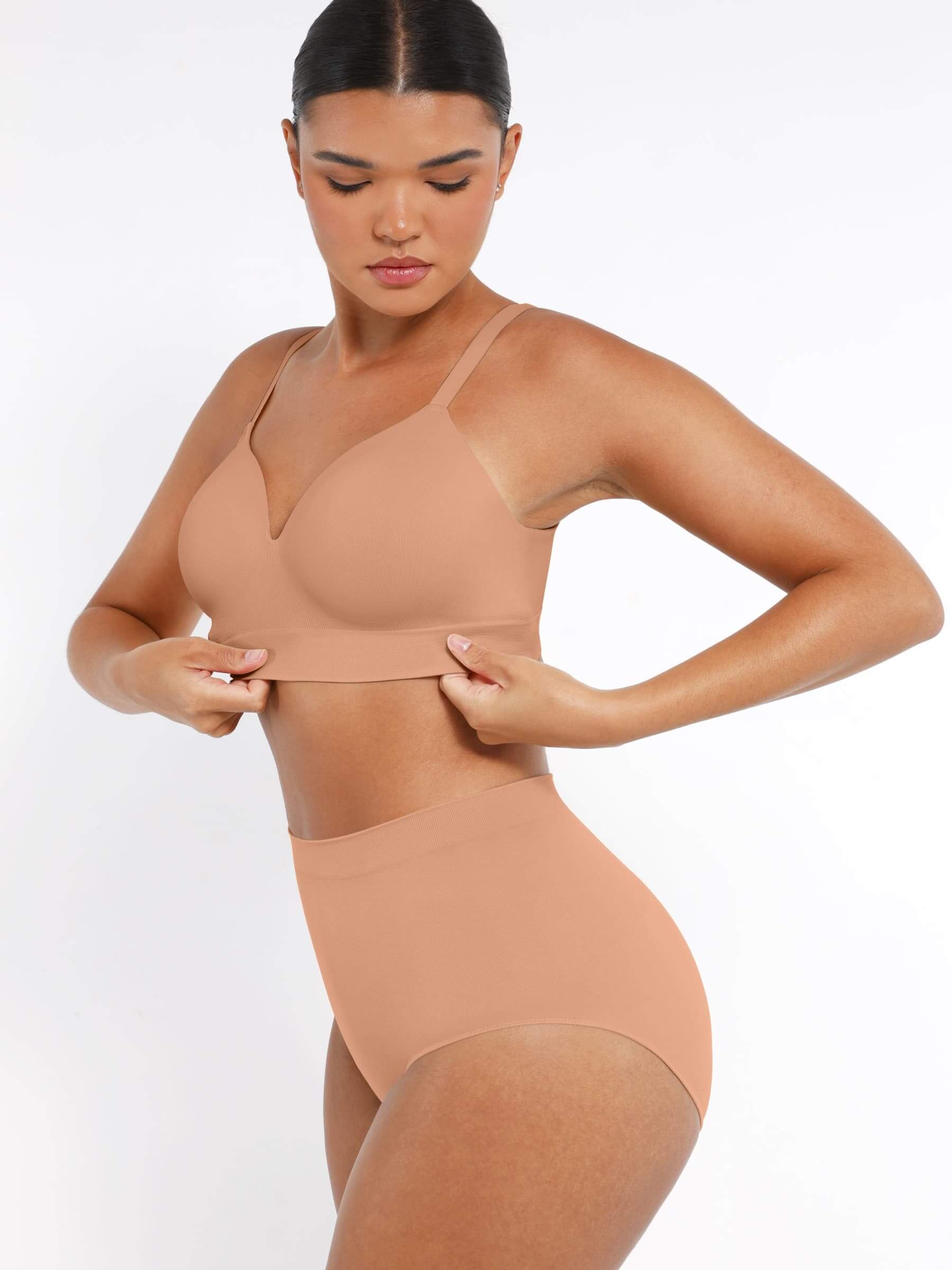 Wireless Bust Support Shapewear Bra