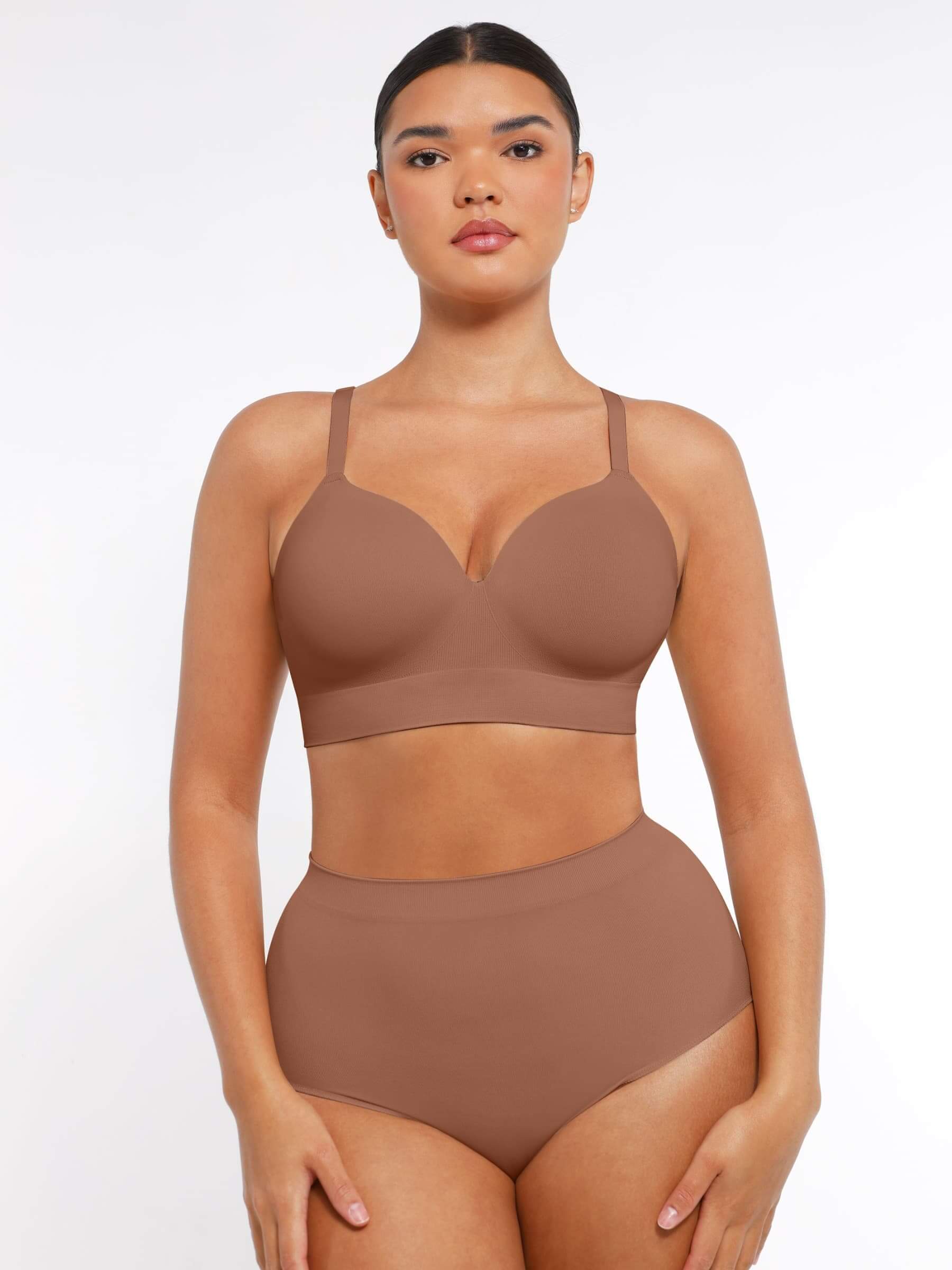 Wireless Bust Support Shapewear Bra