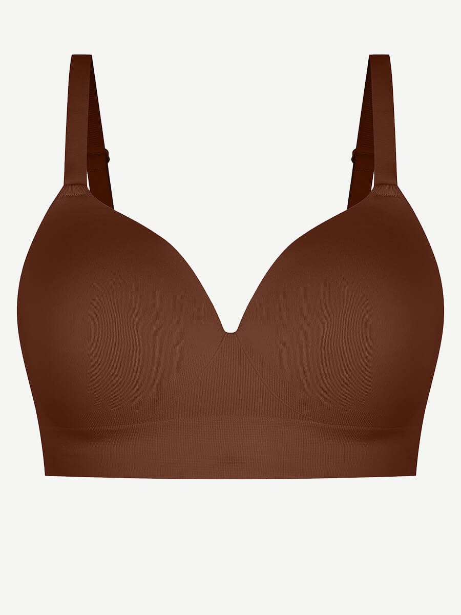 Seamless Wireless Bust Support Shapewear Bra