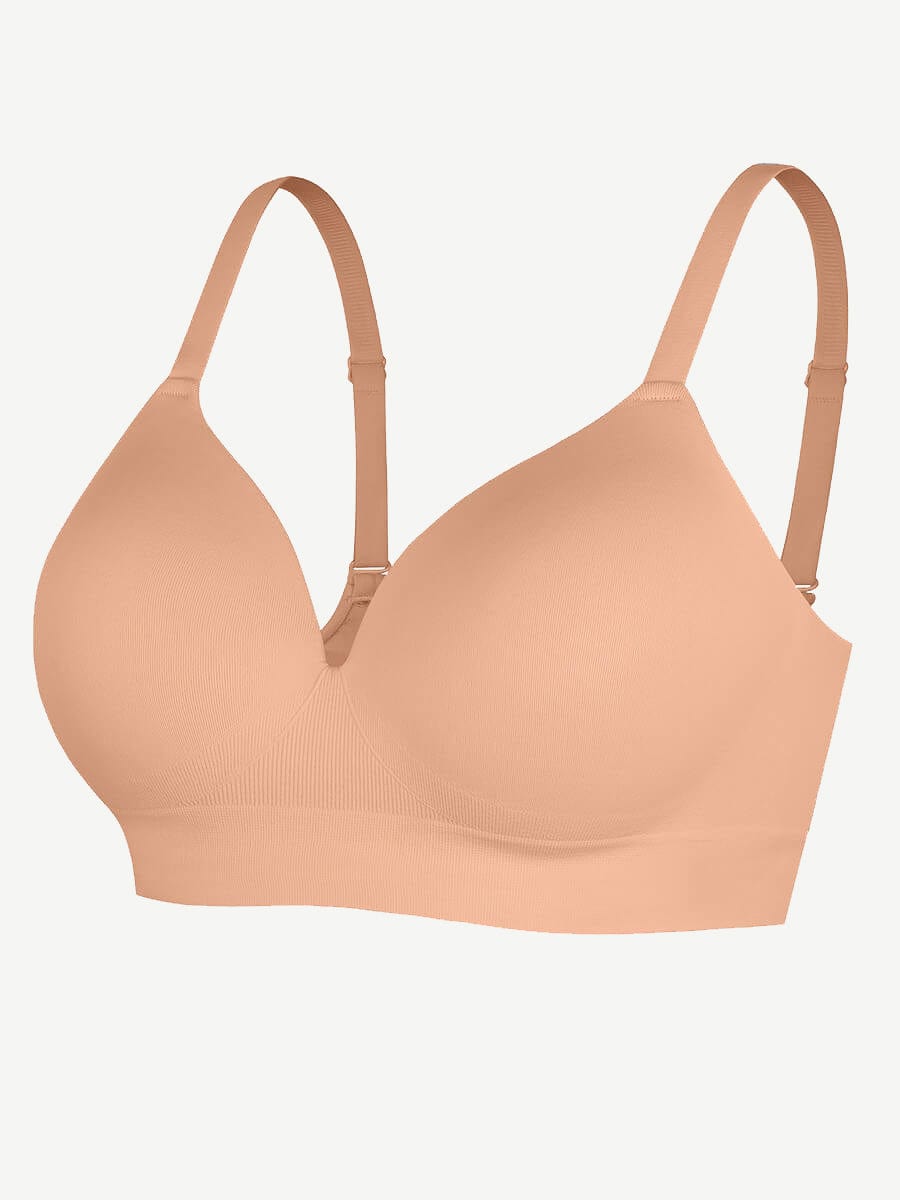 Seamless Wireless Bust Support Shapewear Bra