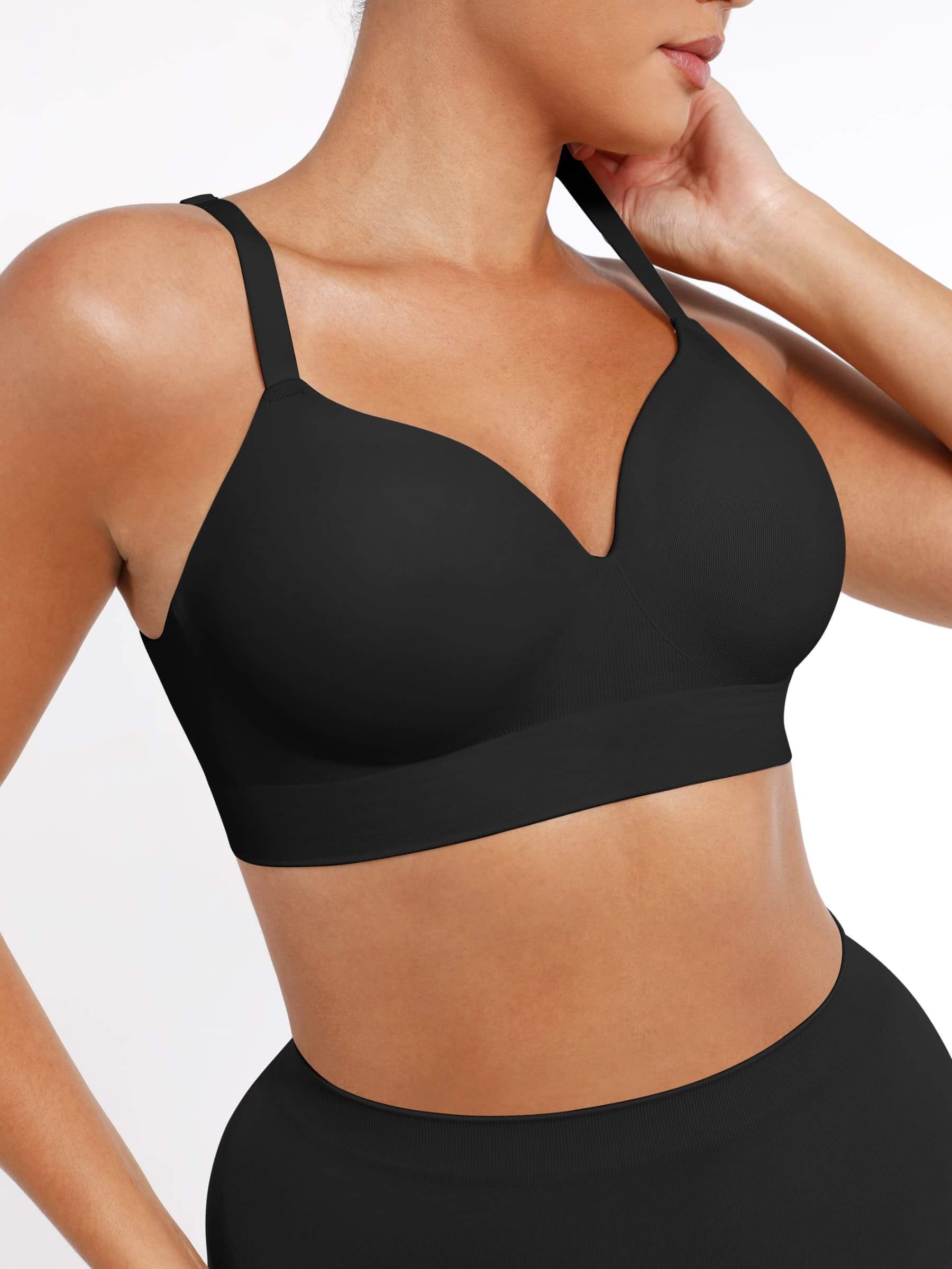 Wireless Bust Support Shapewear Bra