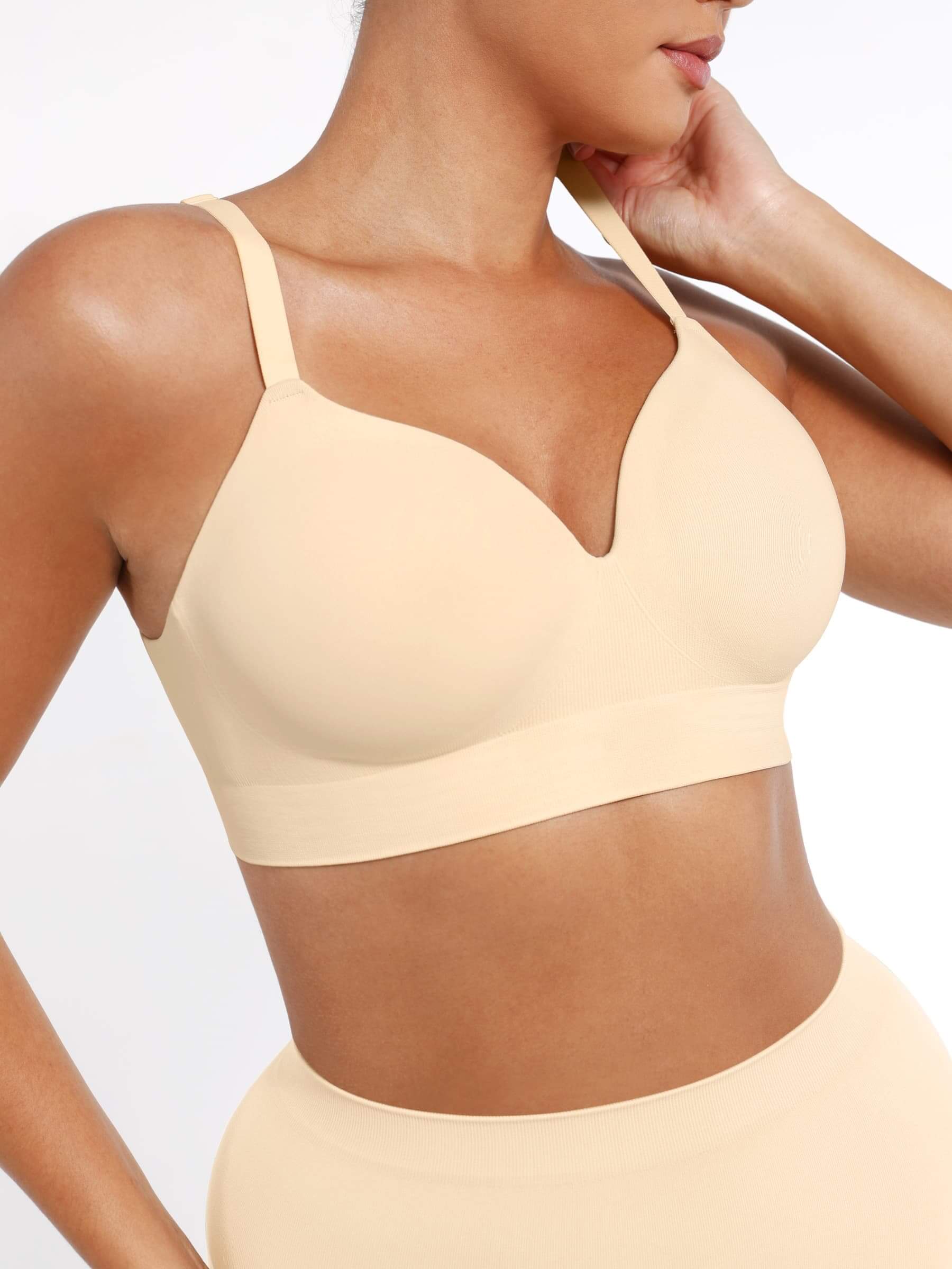 Wireless Bust Support Shapewear Bra