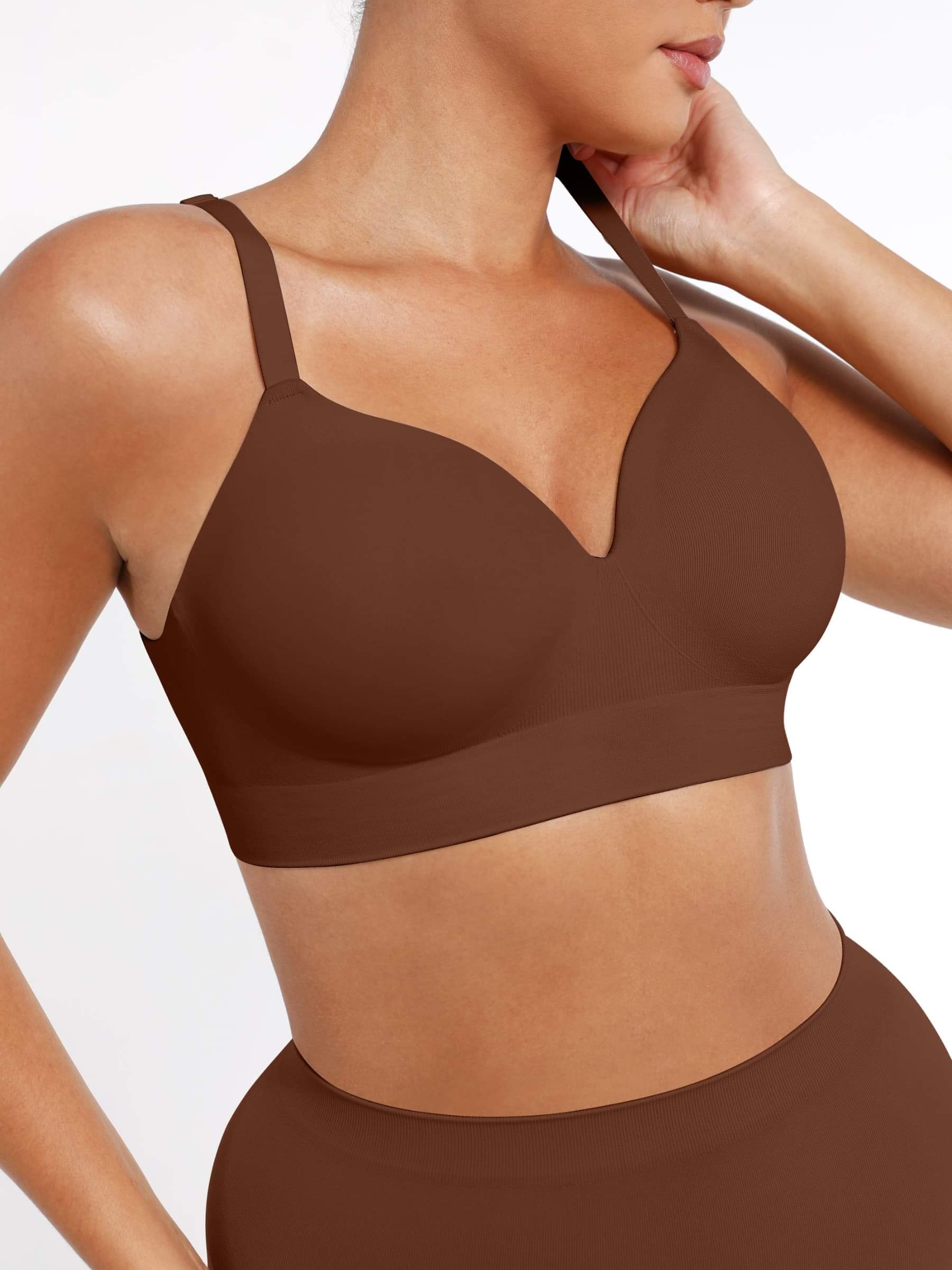 Wireless Bust Support Shapewear Bra