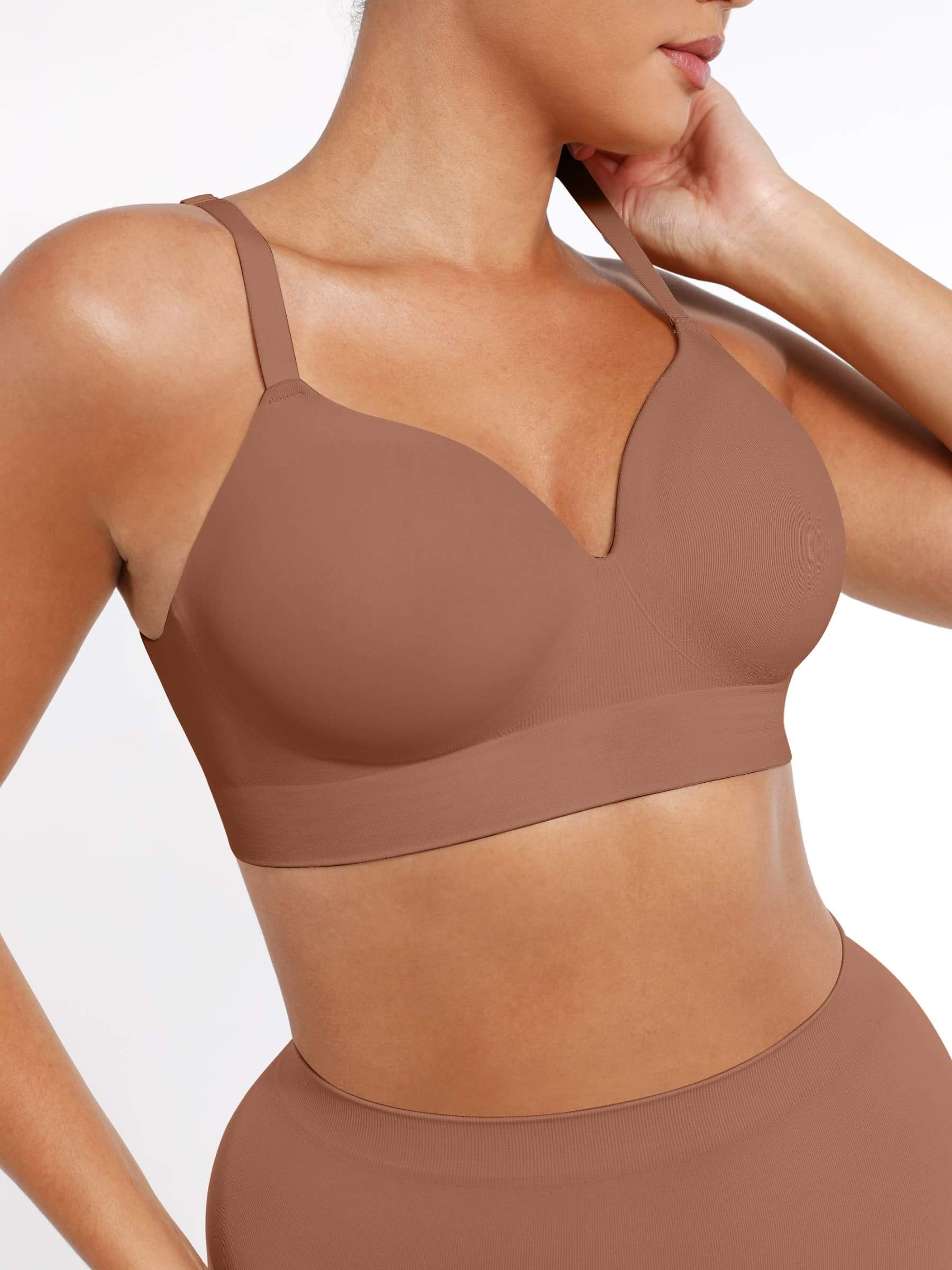 Wireless Bust Support Shapewear Bra