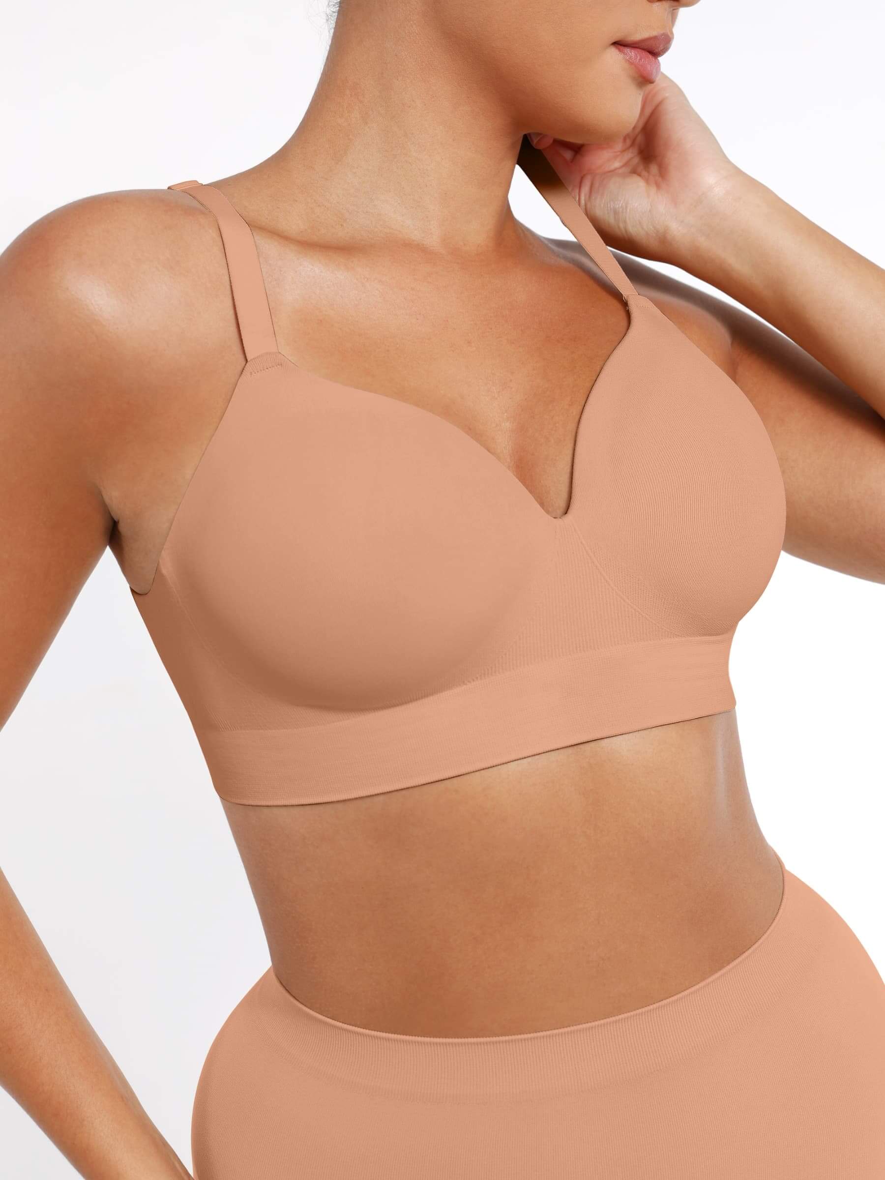 Wireless Bust Support Shapewear Bra