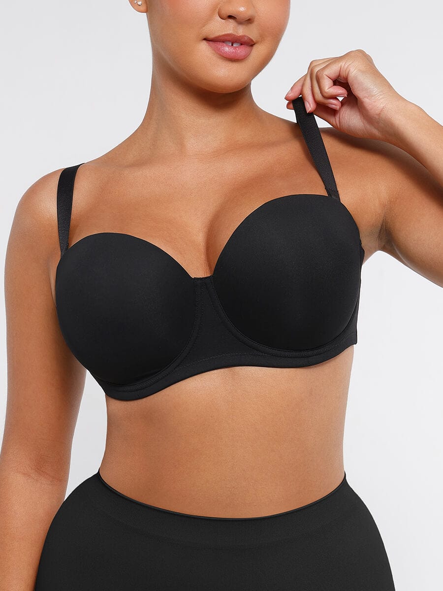 Strapless Underwire 1/2 Cup Bra