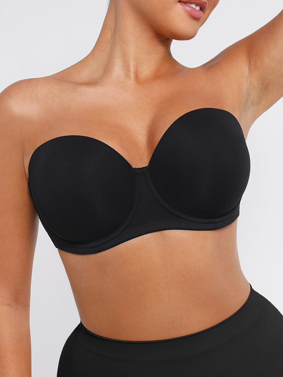 Strapless Underwire 1/2 Cup Bra