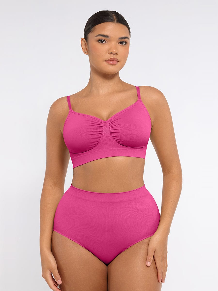 Seamless High-Waist Tummy and Waist Control Antibacterial Hip Brief