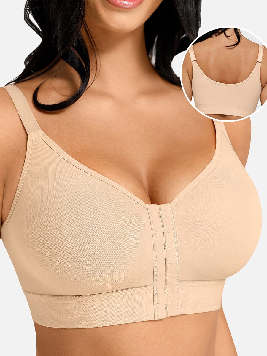 Wholesale Post Surgery Full Coverage Compression Surgical Front Closure Mastectomy Bras