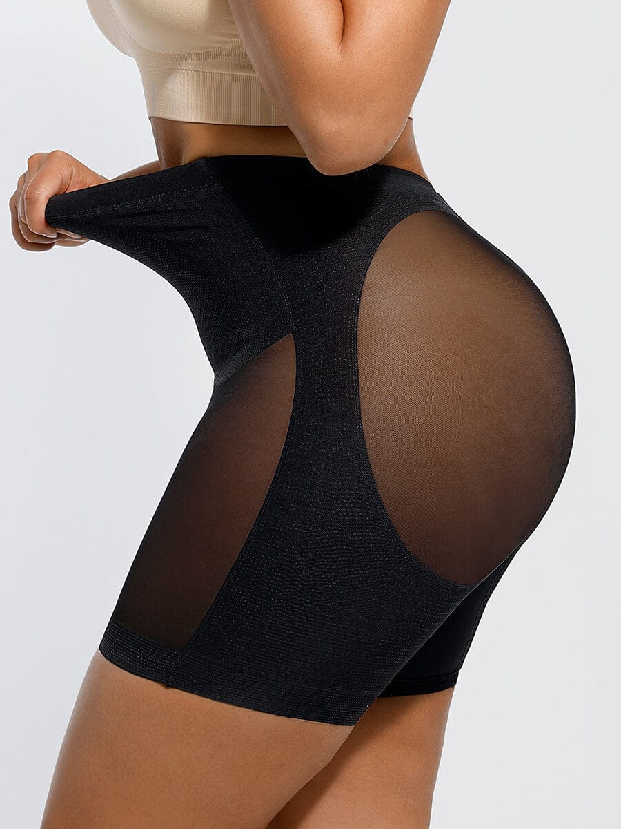 Low-Waist Mesh Butt Lifter with Tummy Control & Leg Shaping