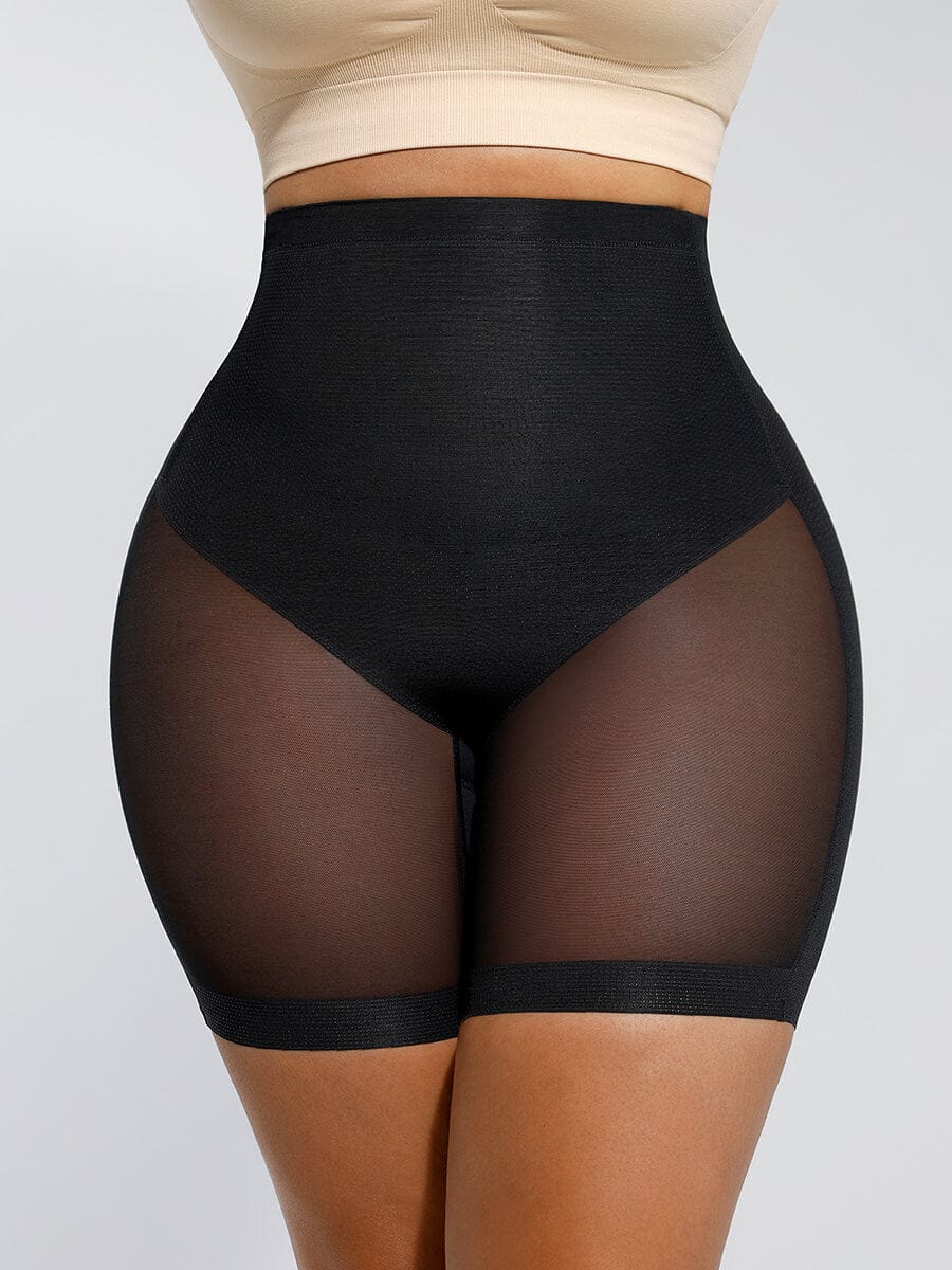 Low-Waist Mesh Butt Lifter with Tummy Control & Leg Shaping