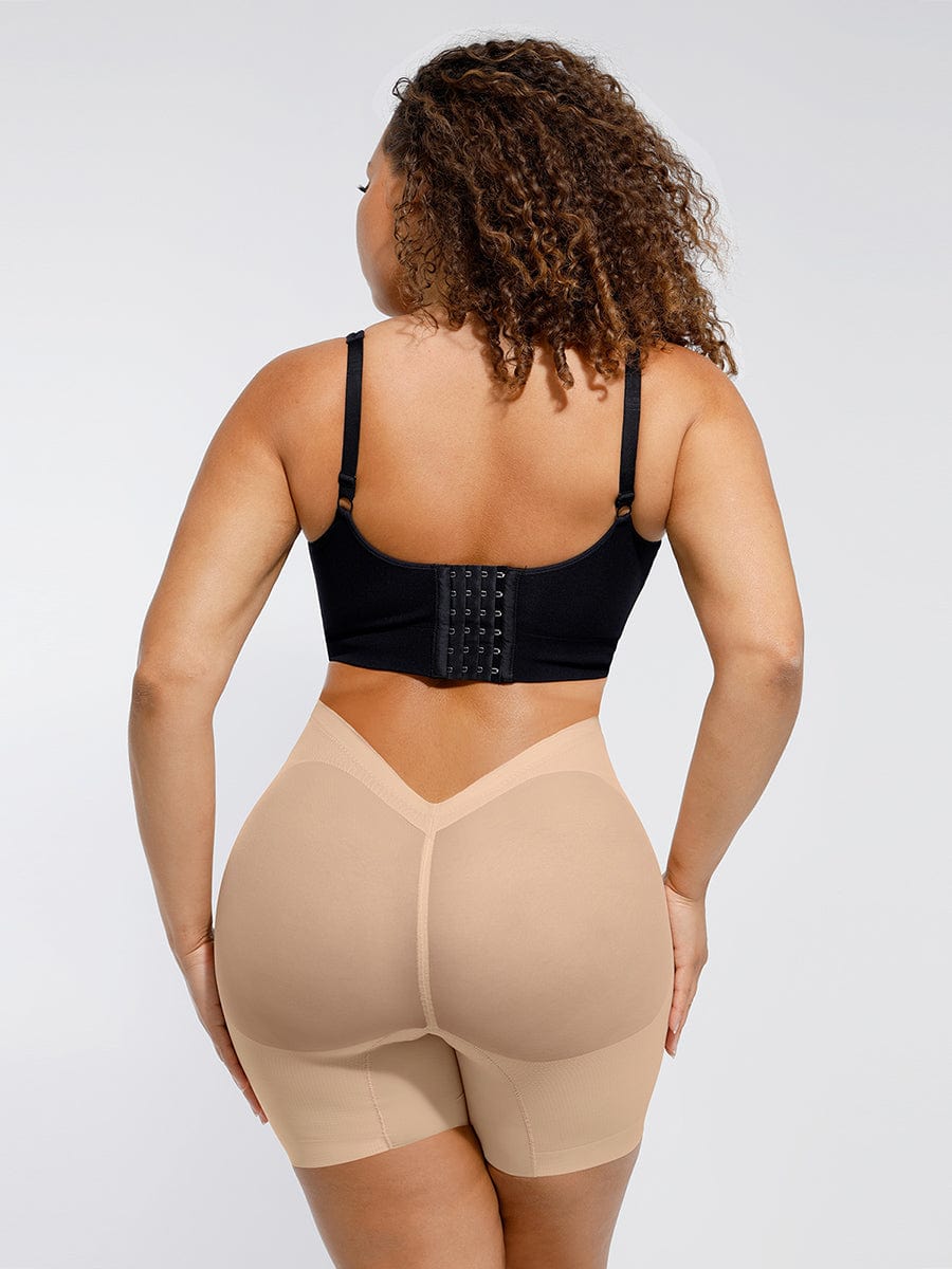 Low-Waist Mesh Butt Lifter with Tummy Control & Leg Shaping