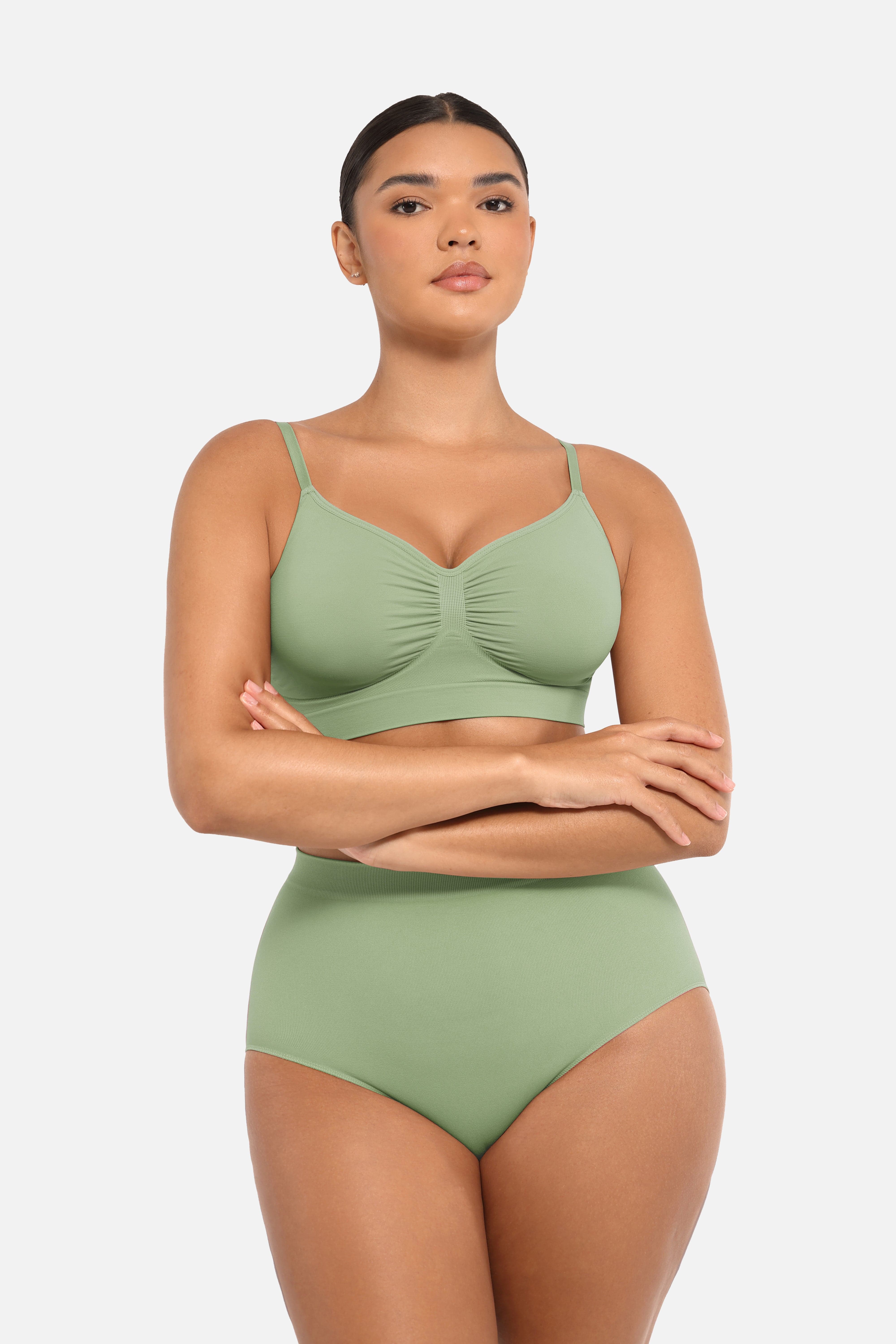 Seamless High-Waist Tummy and Waist Control Antibacterial Hip Brief