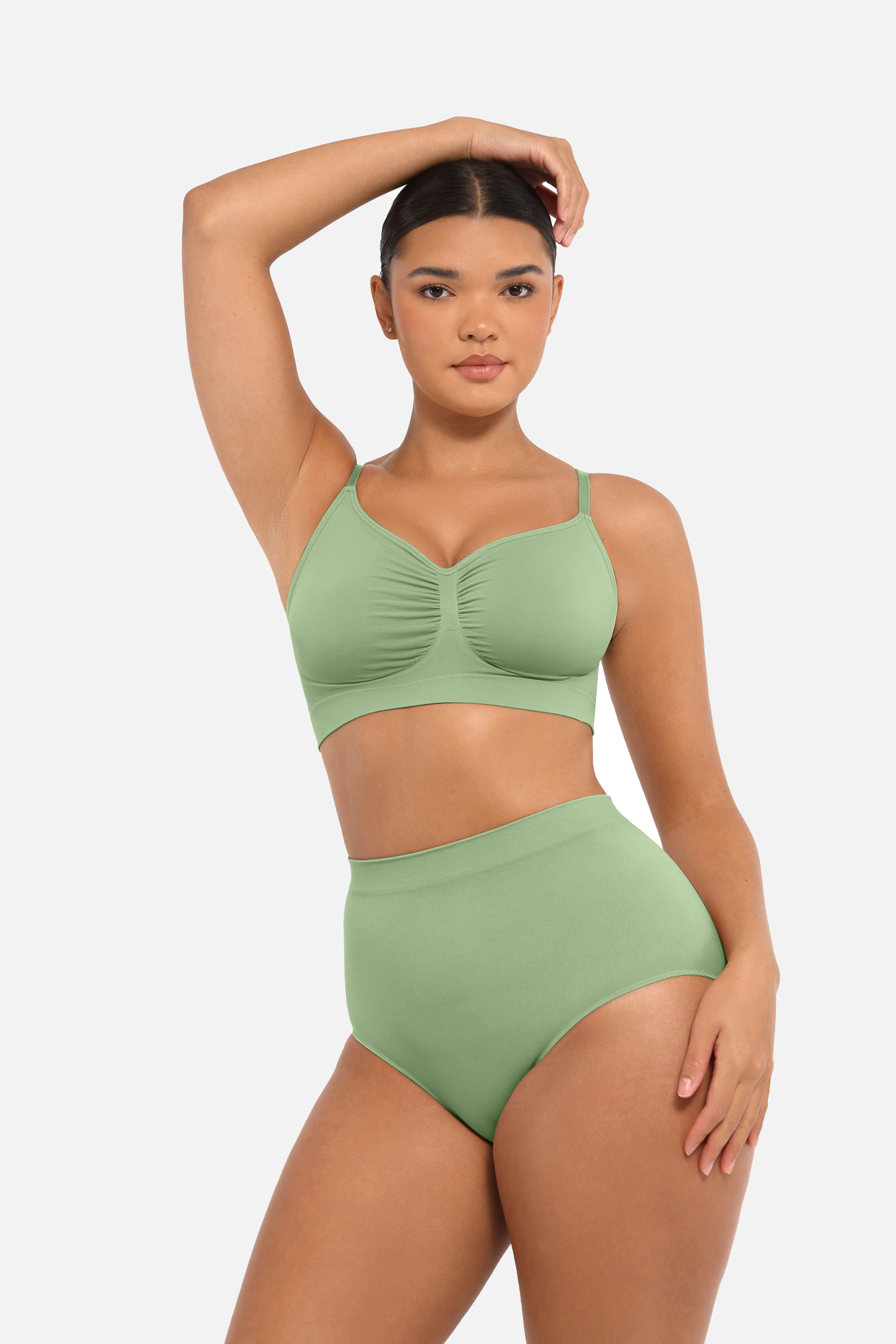 Seamless High-Waist Tummy and Waist Control Antibacterial Hip Brief