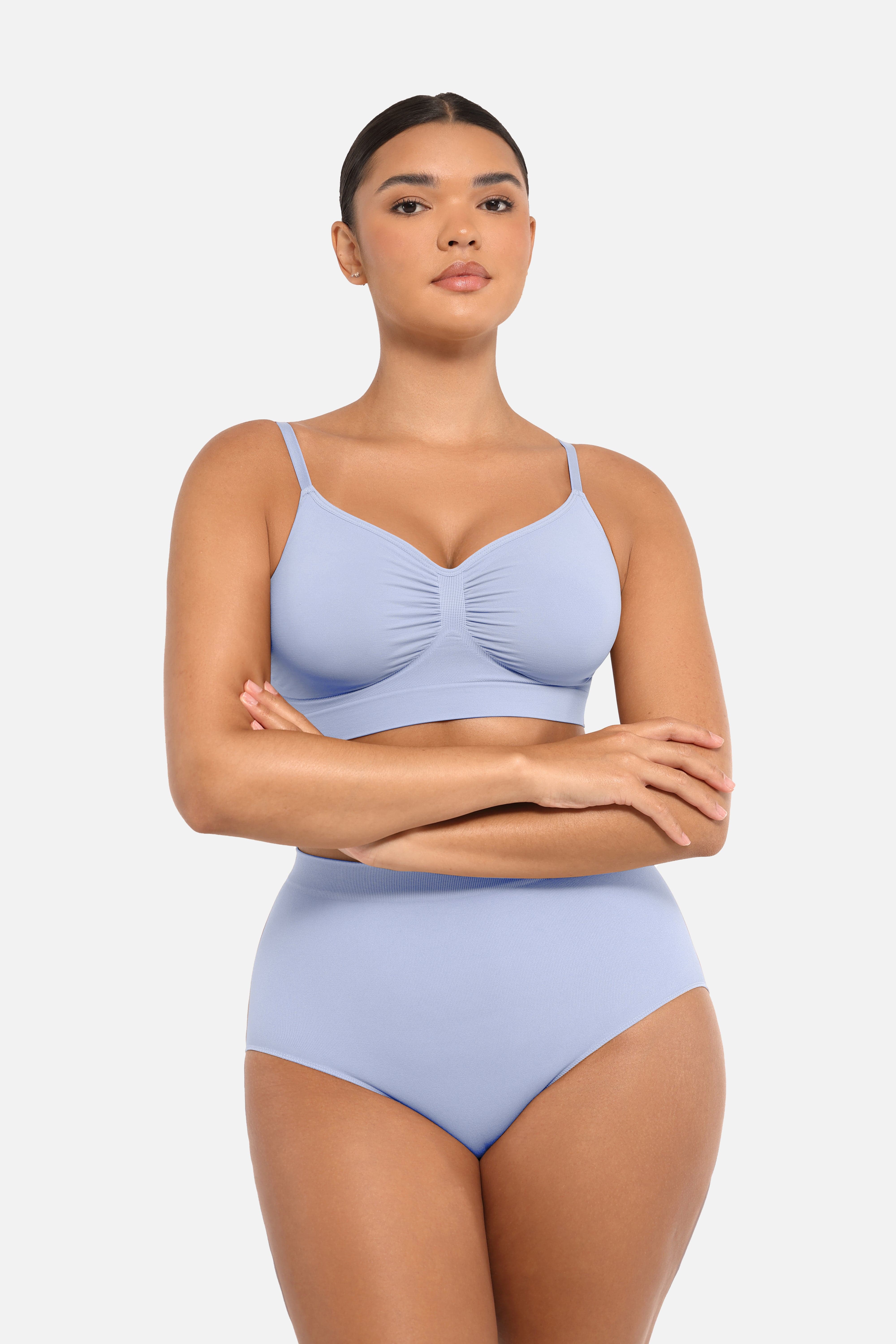 Seamless High-Waist Tummy and Waist Control Antibacterial Hip Brief