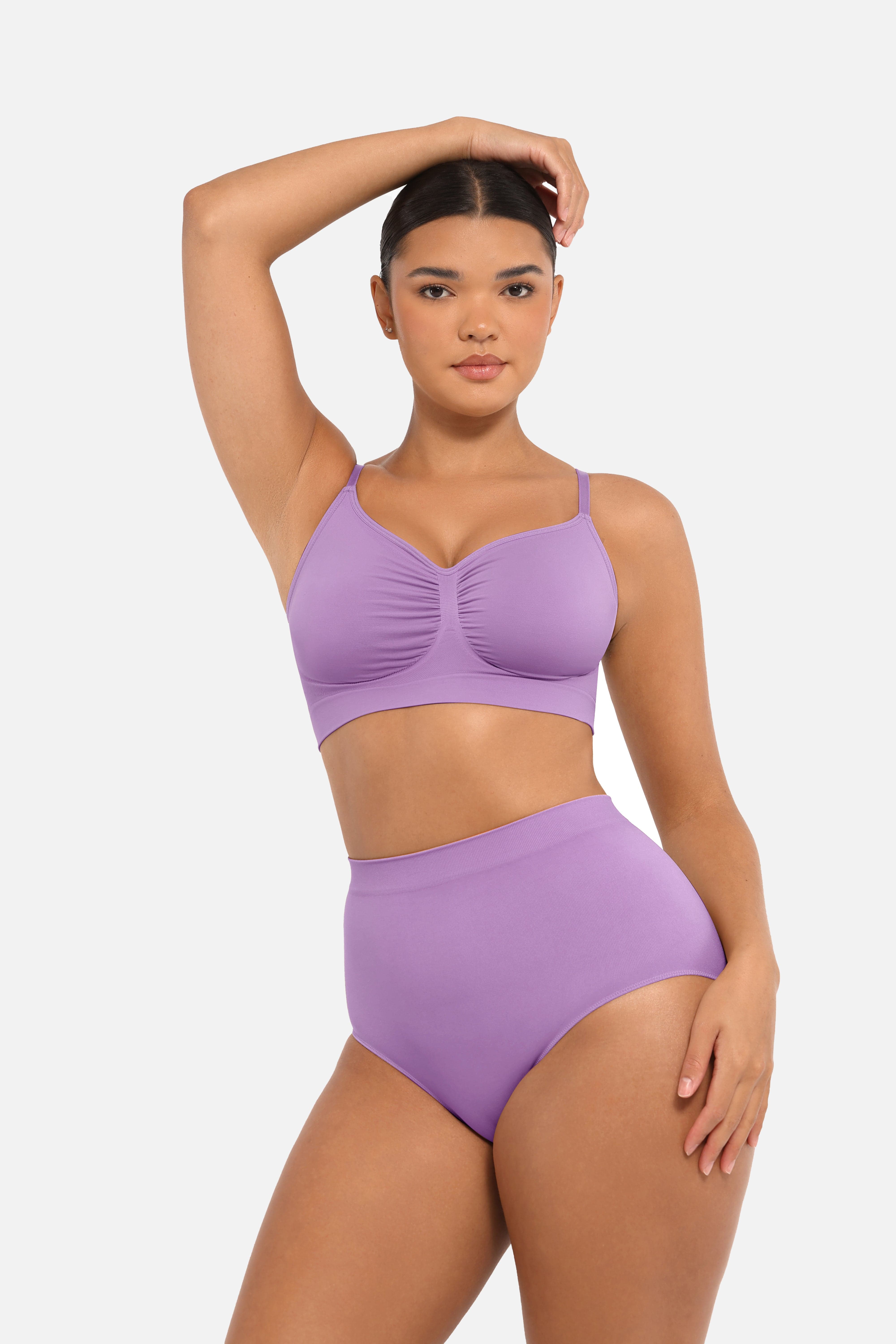 Seamless High-Waist Tummy and Waist Control Antibacterial Hip Brief