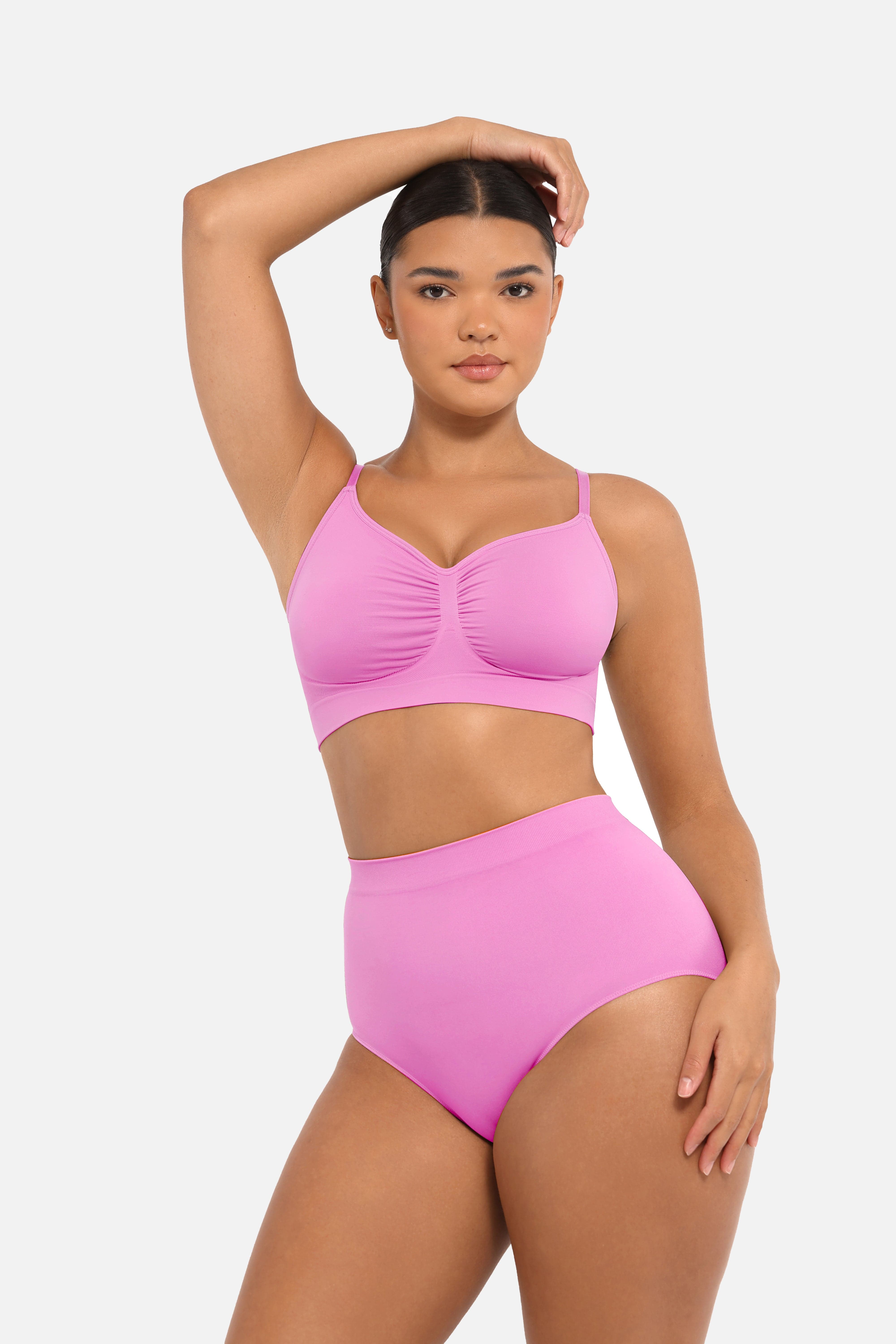 Seamless High-Waist Tummy and Waist Control Antibacterial Hip Brief