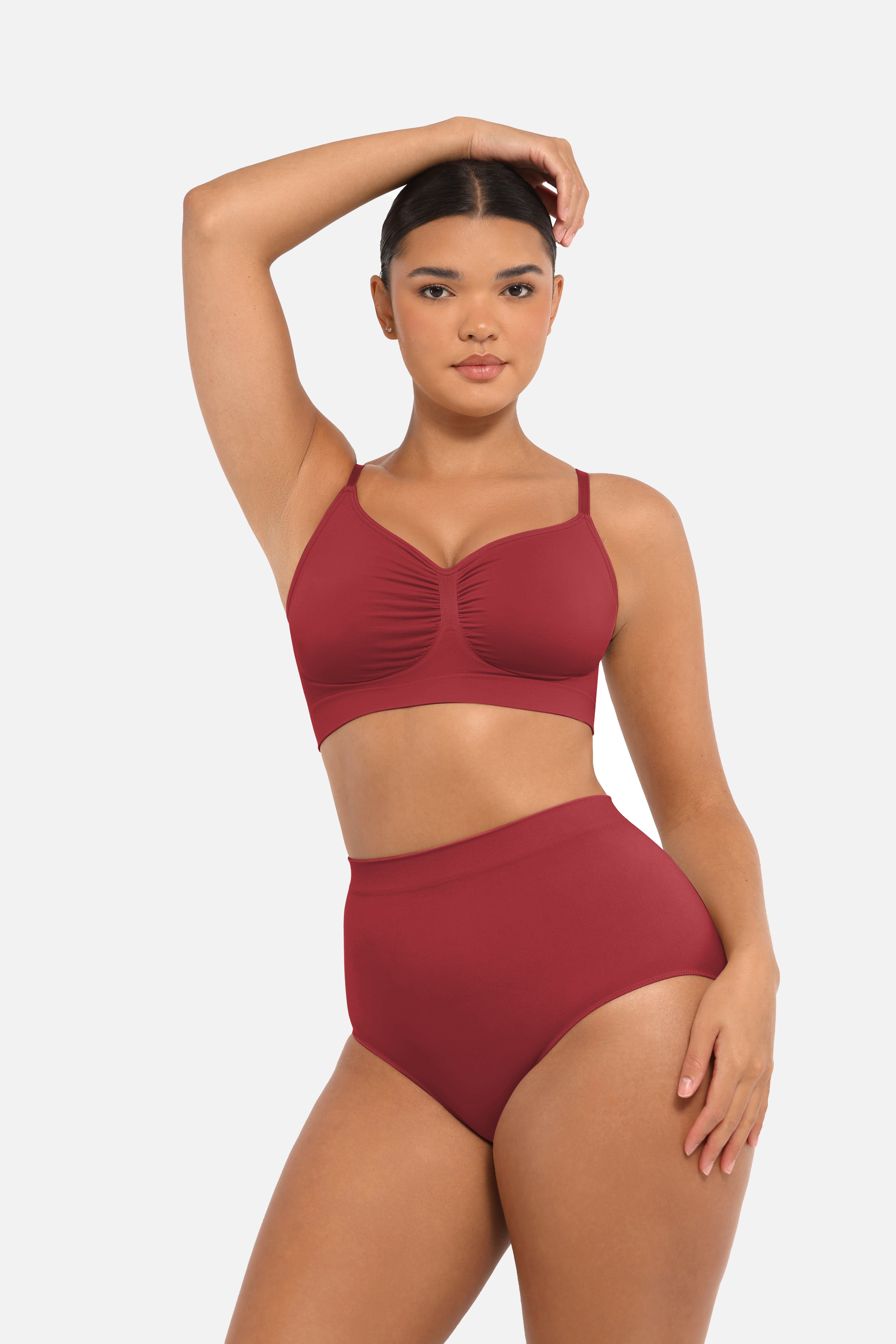 Seamless High-Waist Tummy and Waist Control Antibacterial Hip Brief