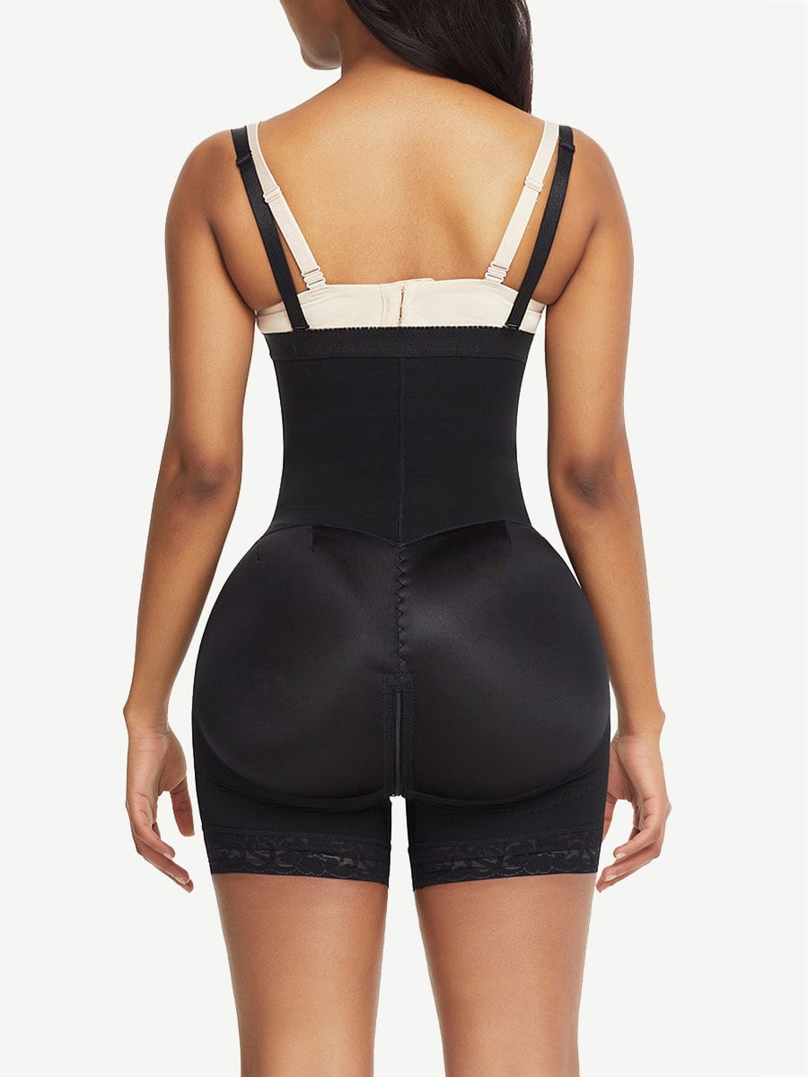 Detachable Straps Side Zip Body Shaper