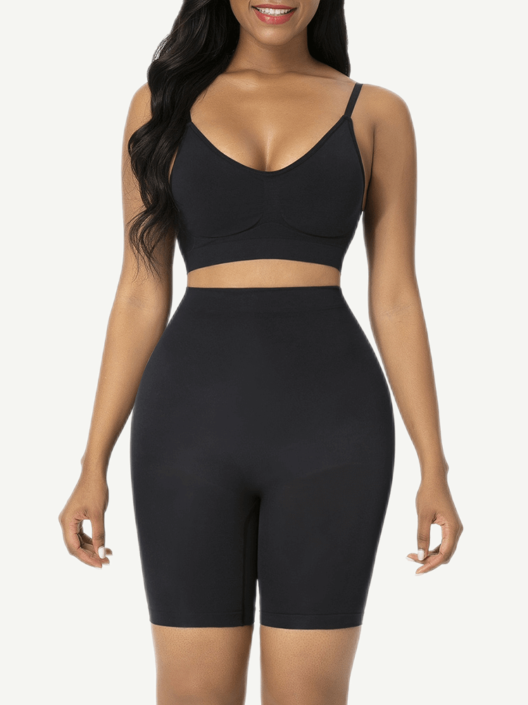 High-Waist Seamless Sculpting Butt Lifter Shapewear Shorts