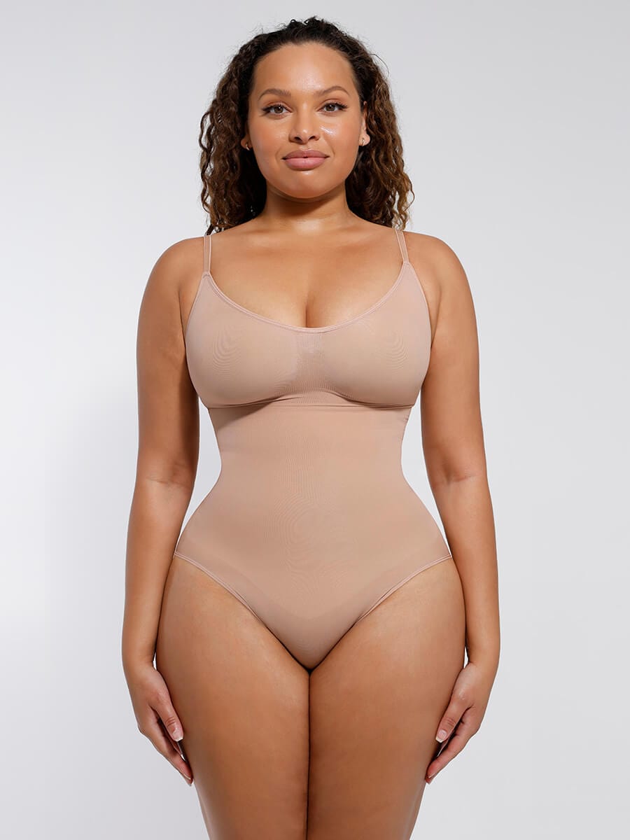 Seamless shapewear bodysuit