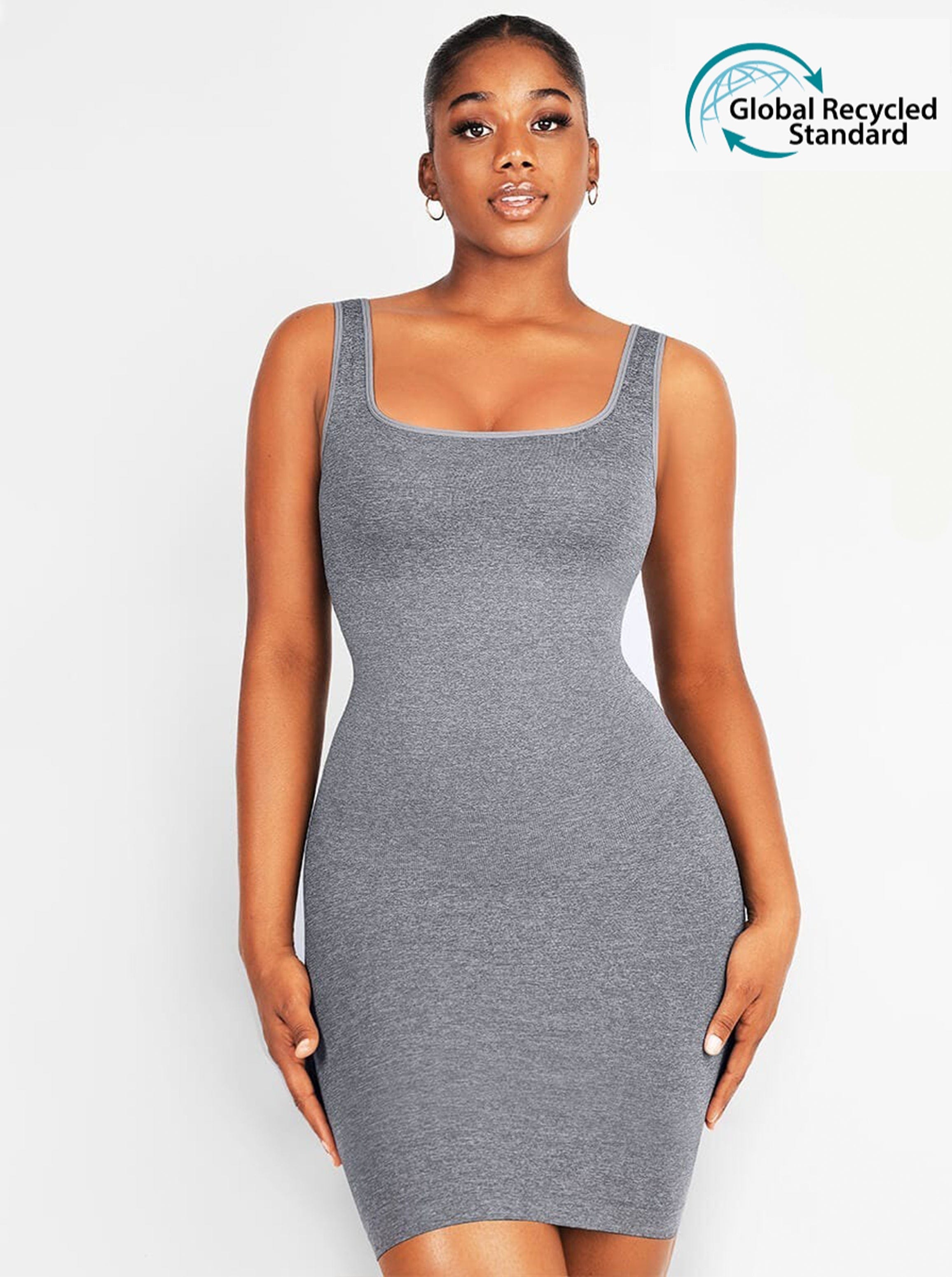 Square-Neck Shaper Dress