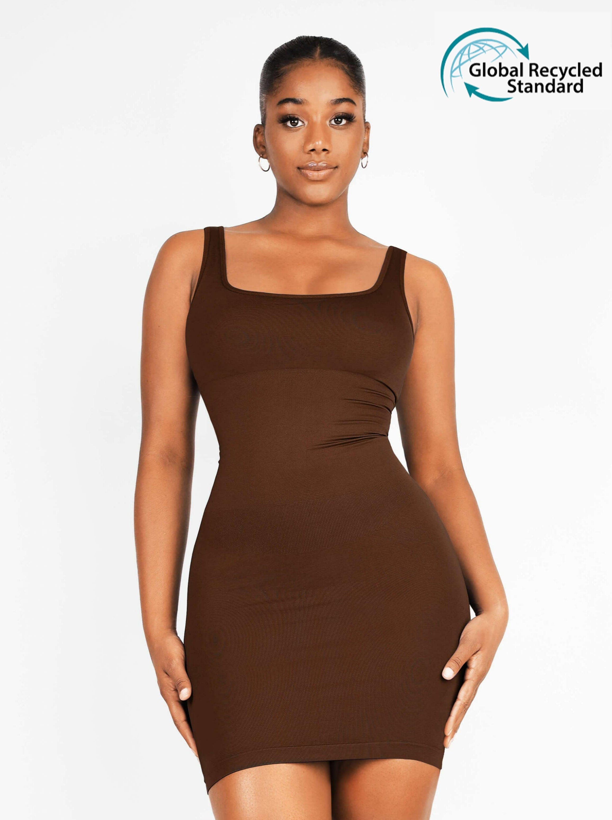 Square-Neck Shaper Dress