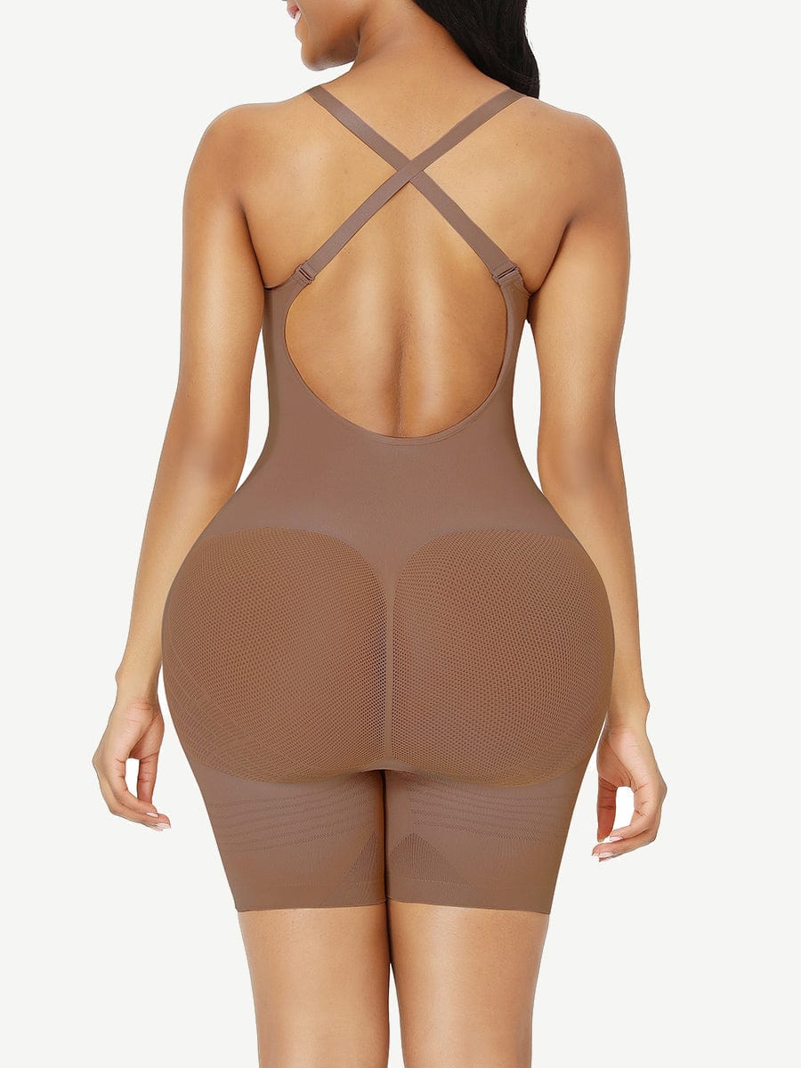 Full Body Shapewear Mesh Waist