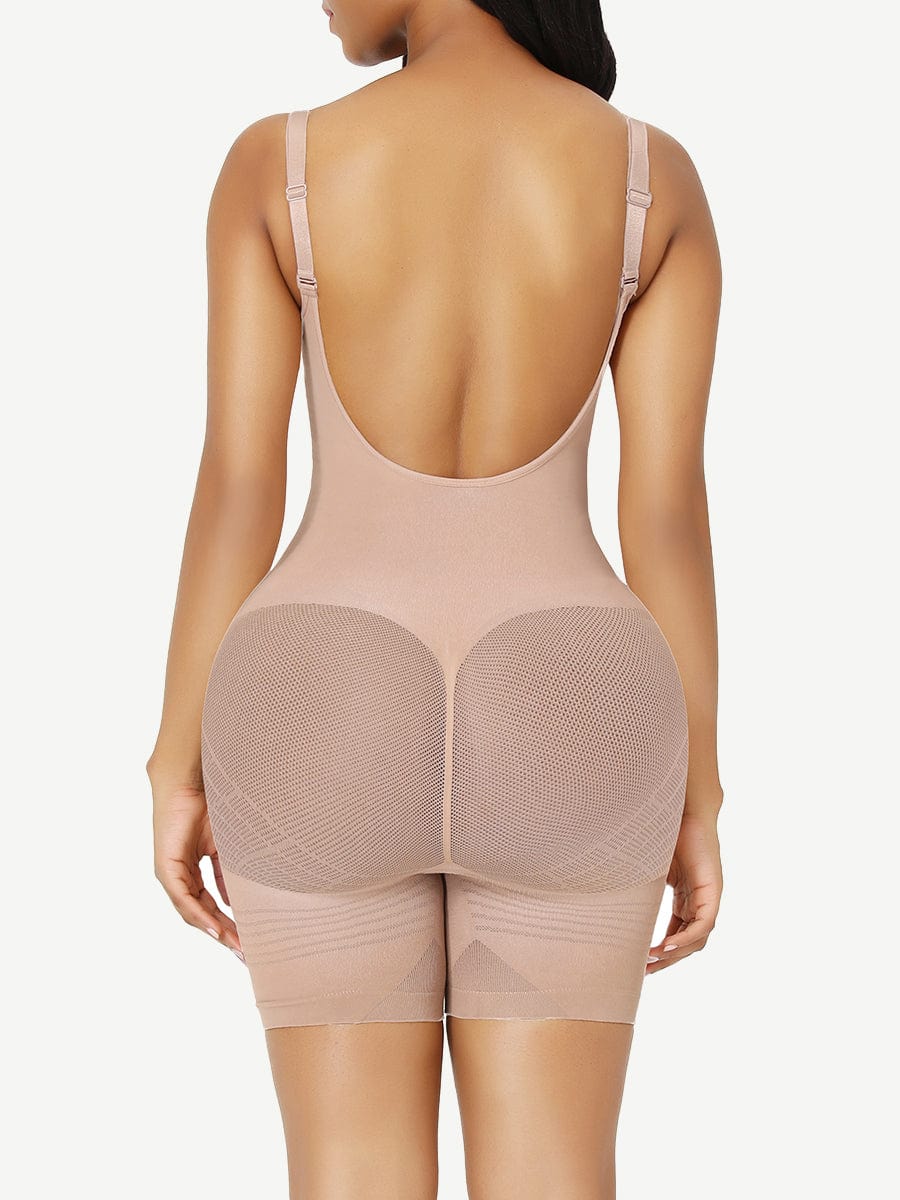 Full Body Shapewear Mesh Waist