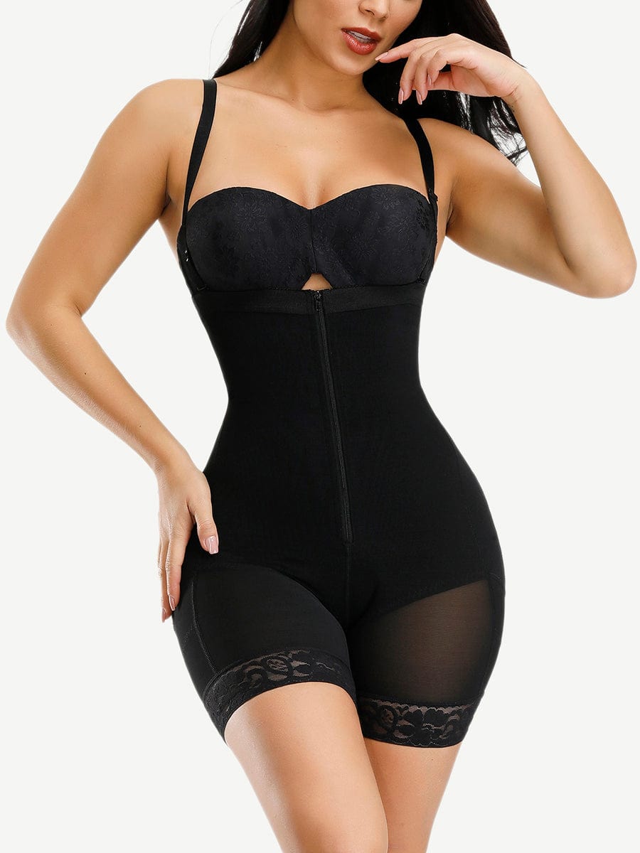 Full Bodysuit with Detachable Straps & Tummy Control