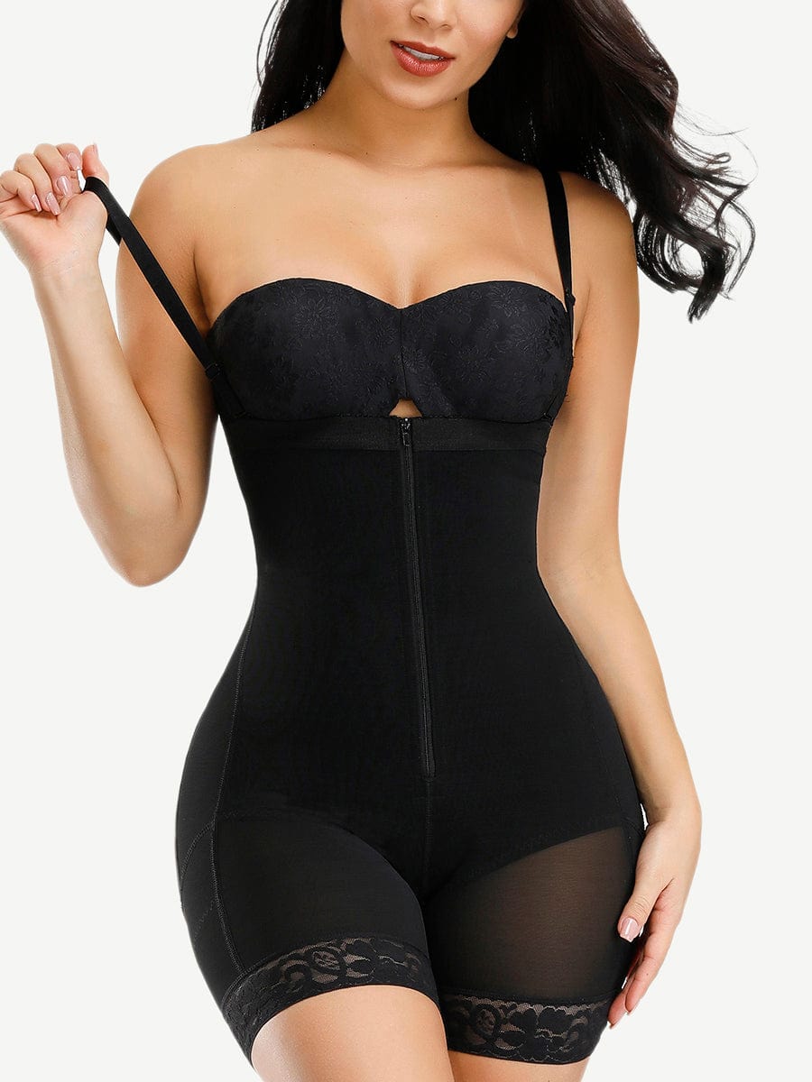 Full Bodysuit with Detachable Straps & Tummy Control