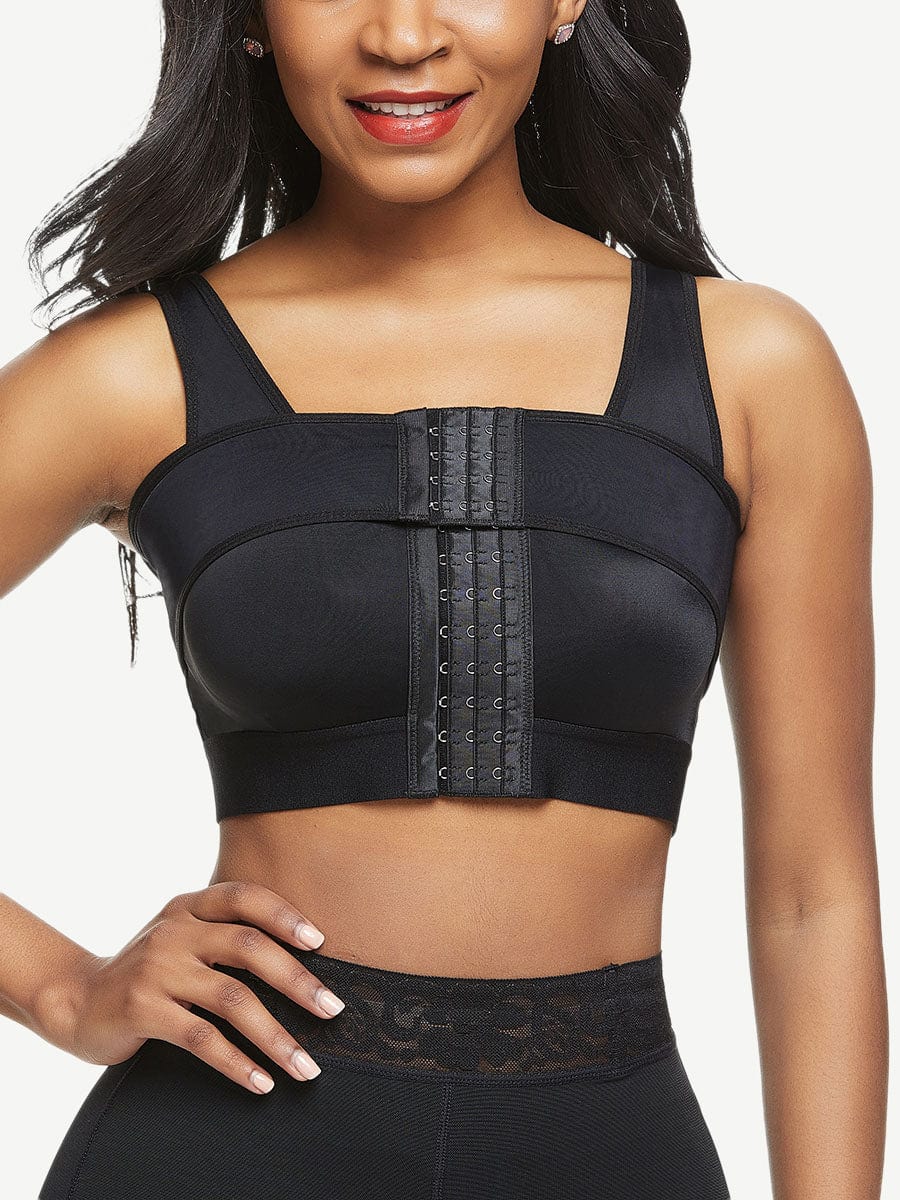 Plus-Size Post-Surgical Posture Corrector Bra – Adjustable & Slimming Support