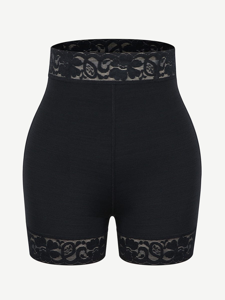 High-Waisted Lace Butt-Lifting Panty with Anti-Slip Support