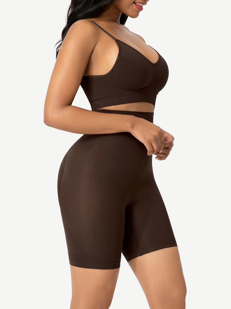 High-Waist Seamless Sculpting Butt Lifter Shapewear Shorts